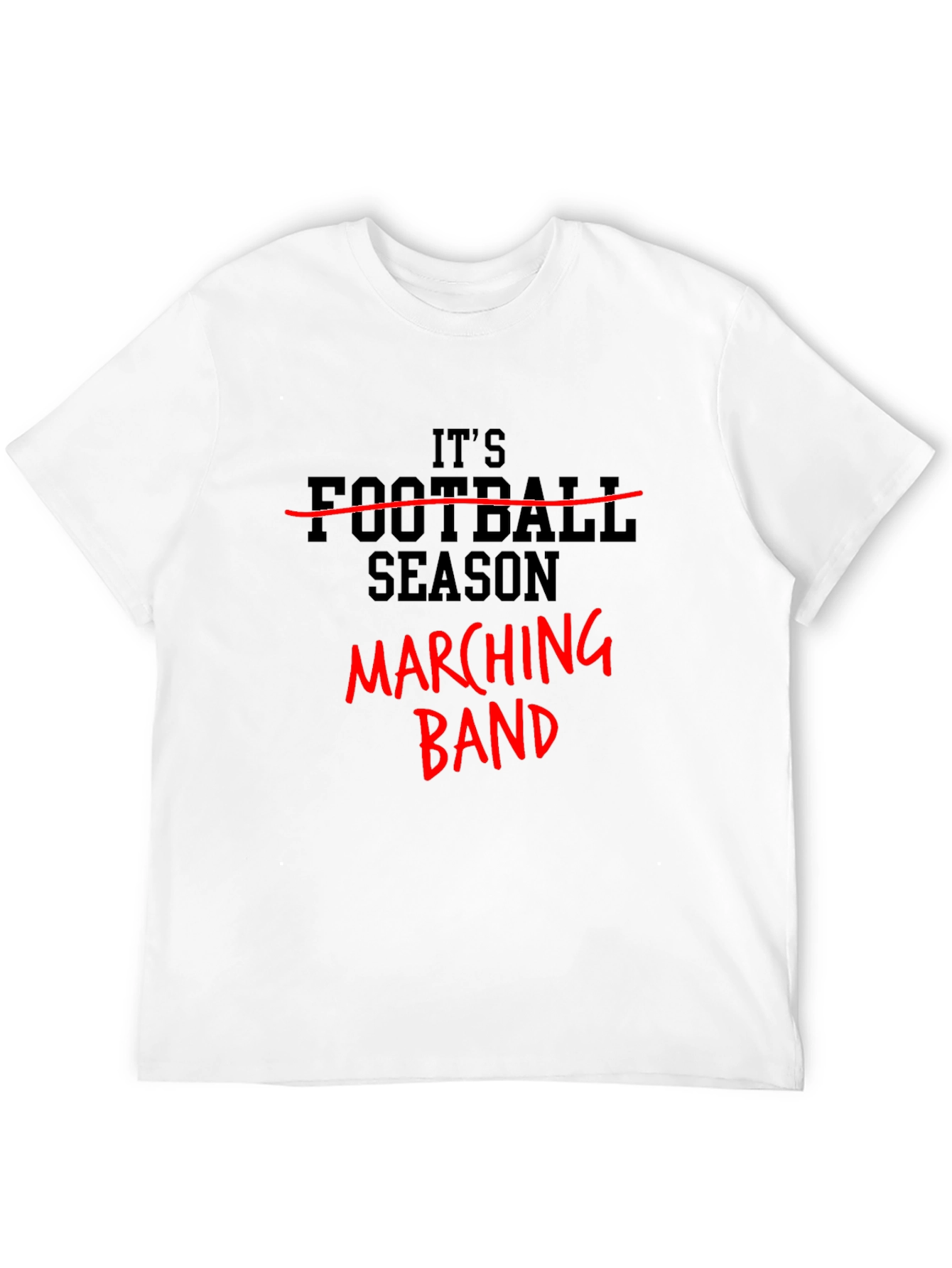 Black Marching Band Season T-Shirt view 12