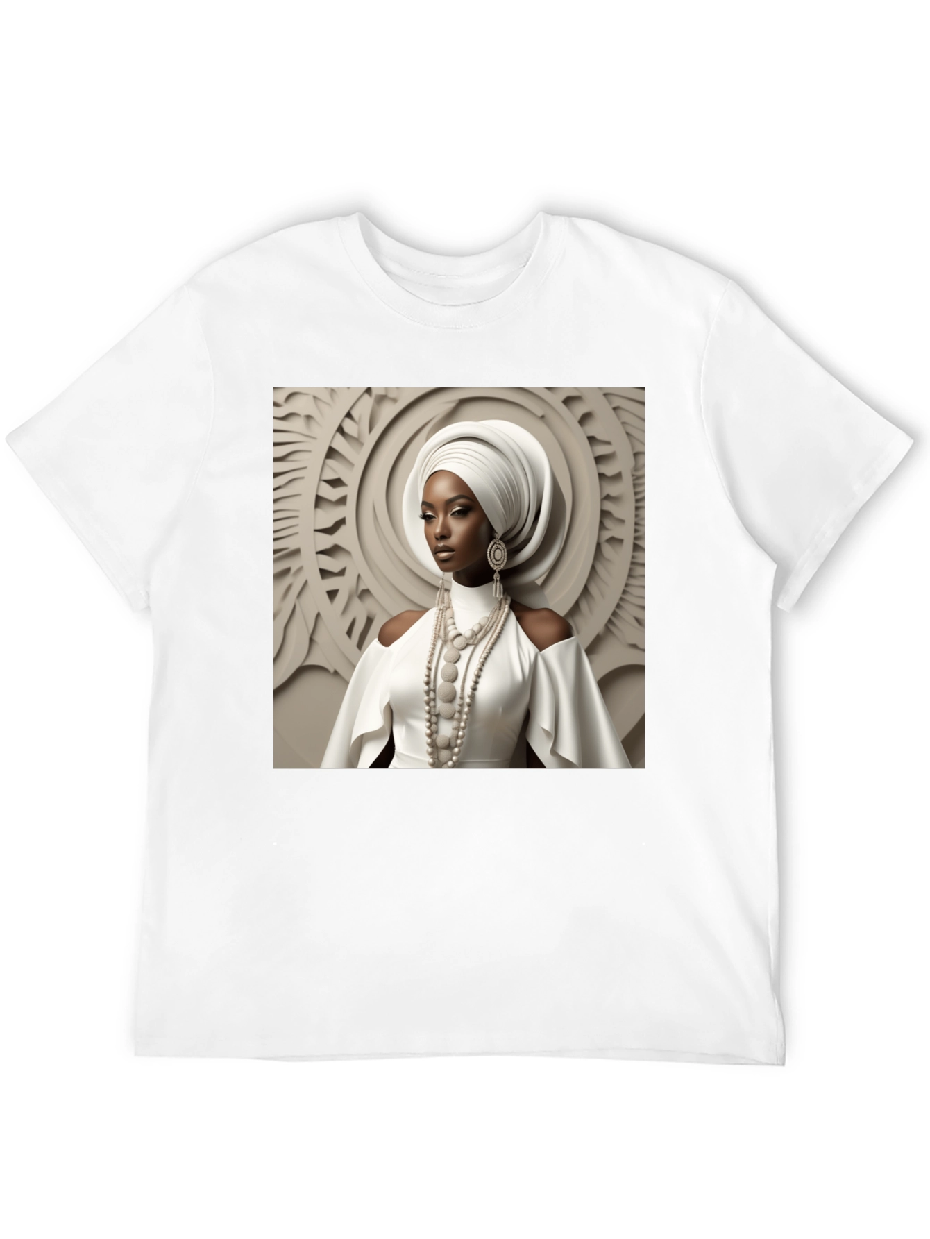 Black Elegant Woman Graphic Tee view 12