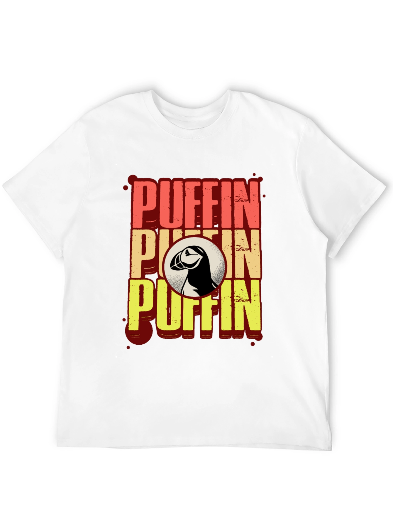 Puffin Graphic T-Shirt - Animal Lover's Tee - 12