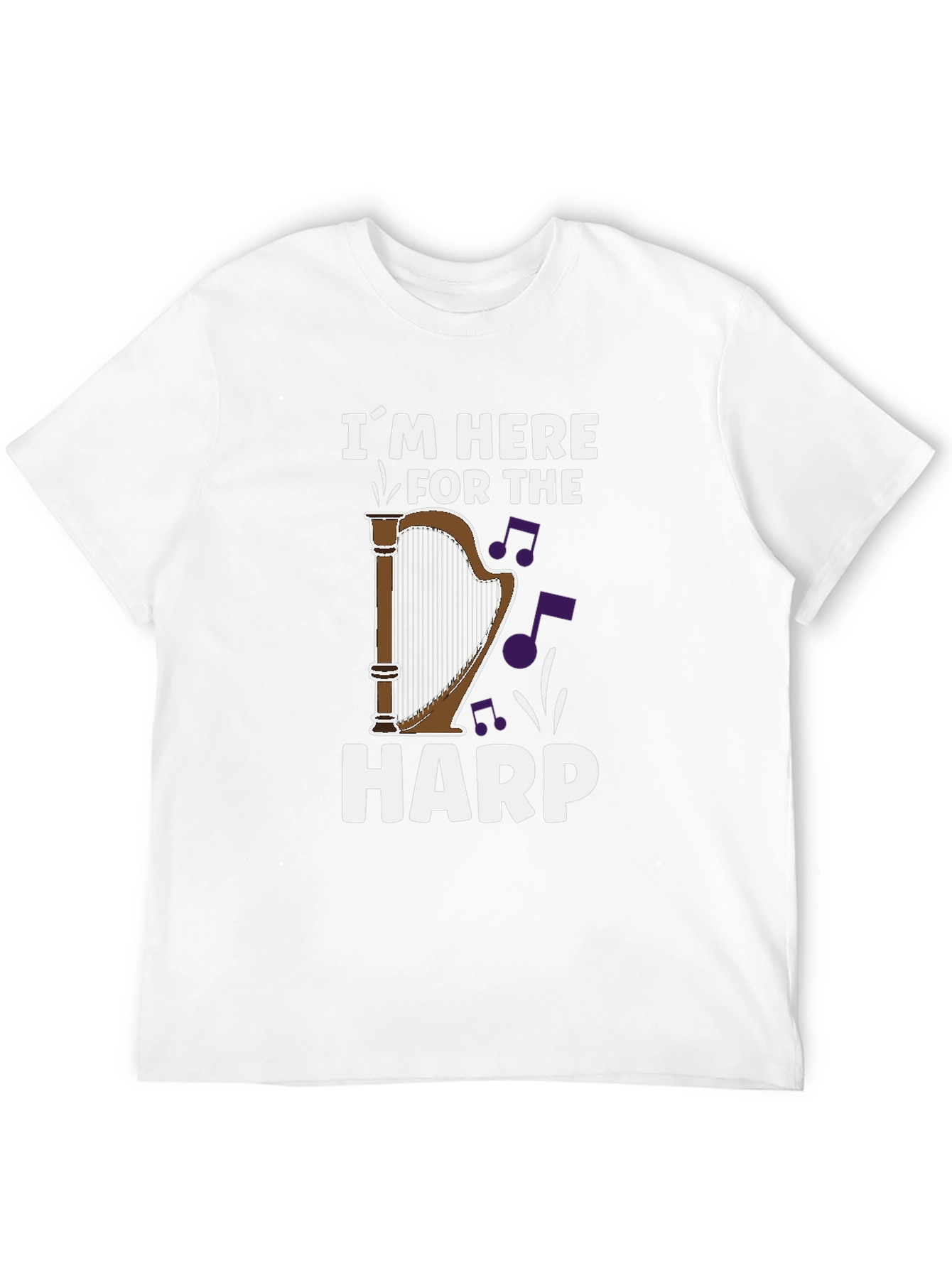 Black I'm Here For The Harp T-Shirt view 12