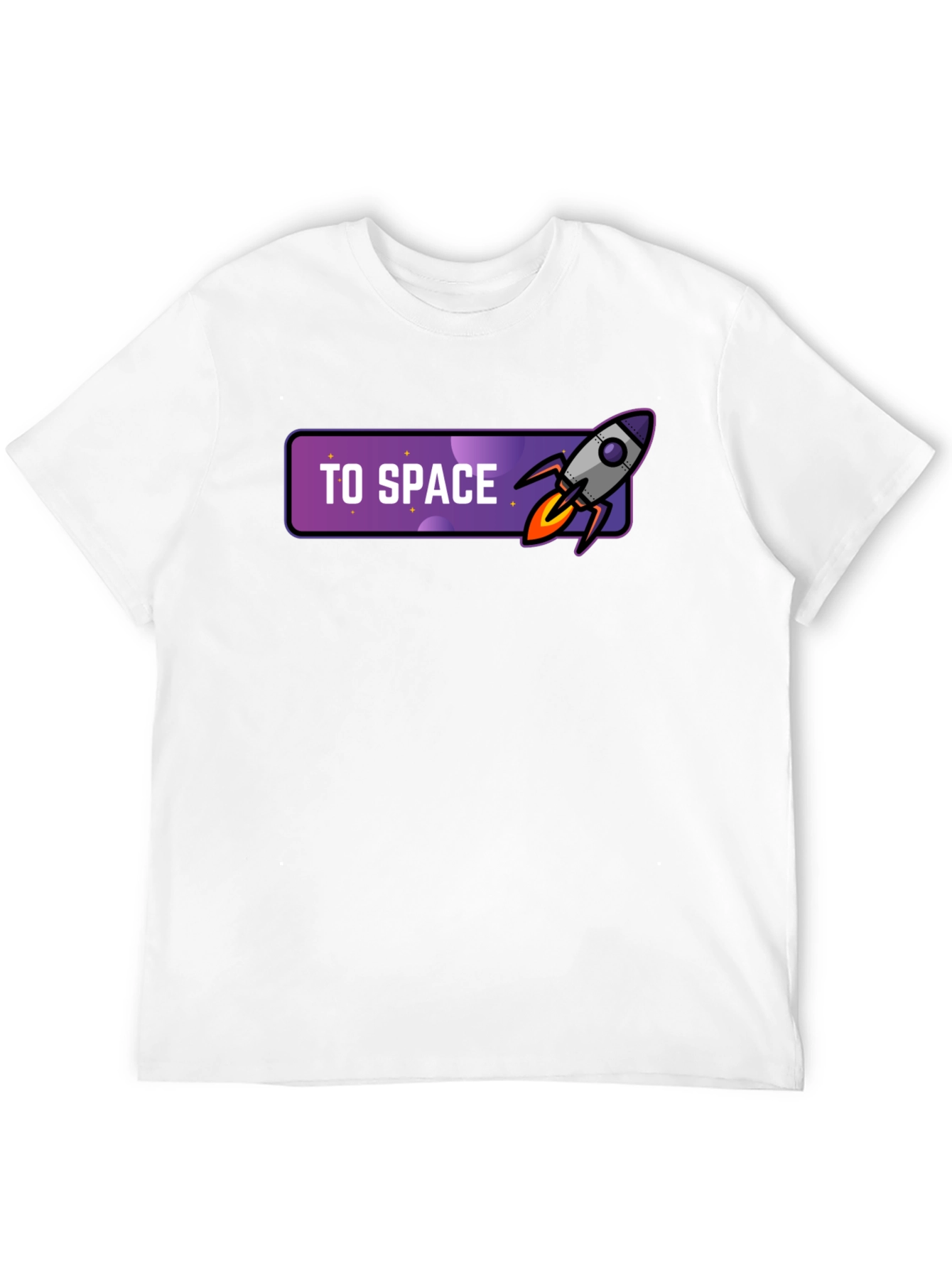 Black To Space T-Shirt - Rocket Graphic Tee view 12