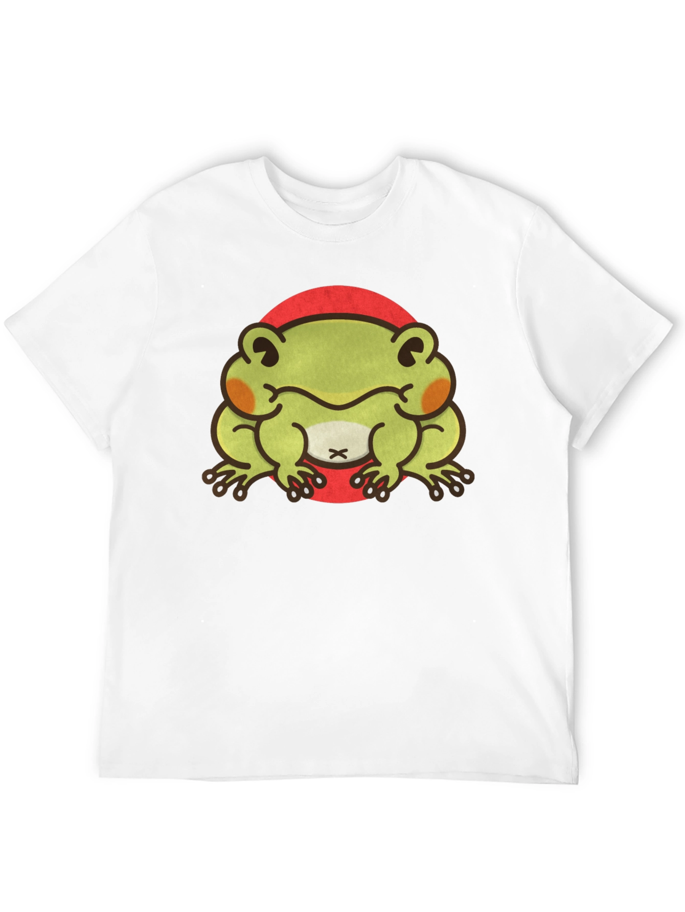 Black Cute Frog Graphic Tee - Unisex Black T-Shirt view 12