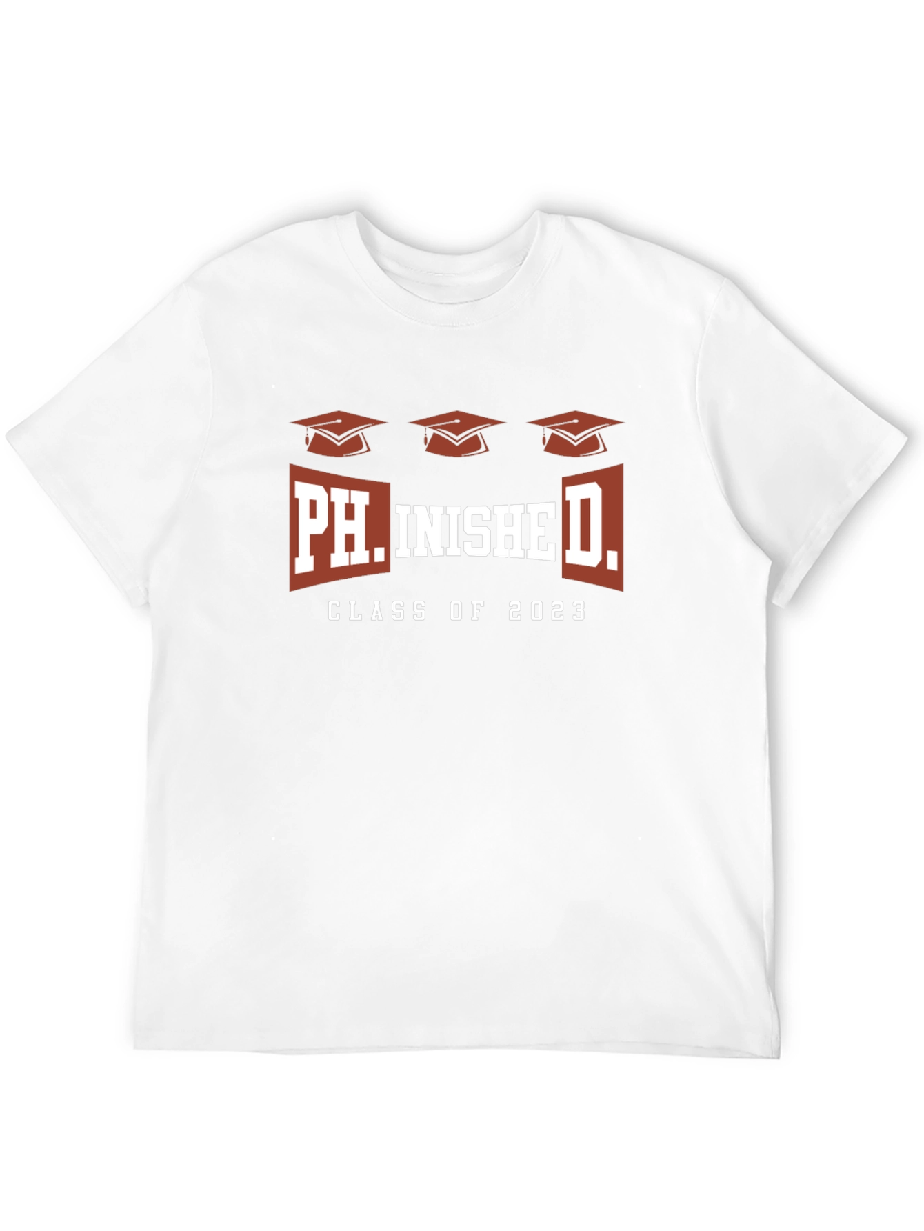 Black Ph.inishe D. Class of 2023 Graduation T-Shirt view 12