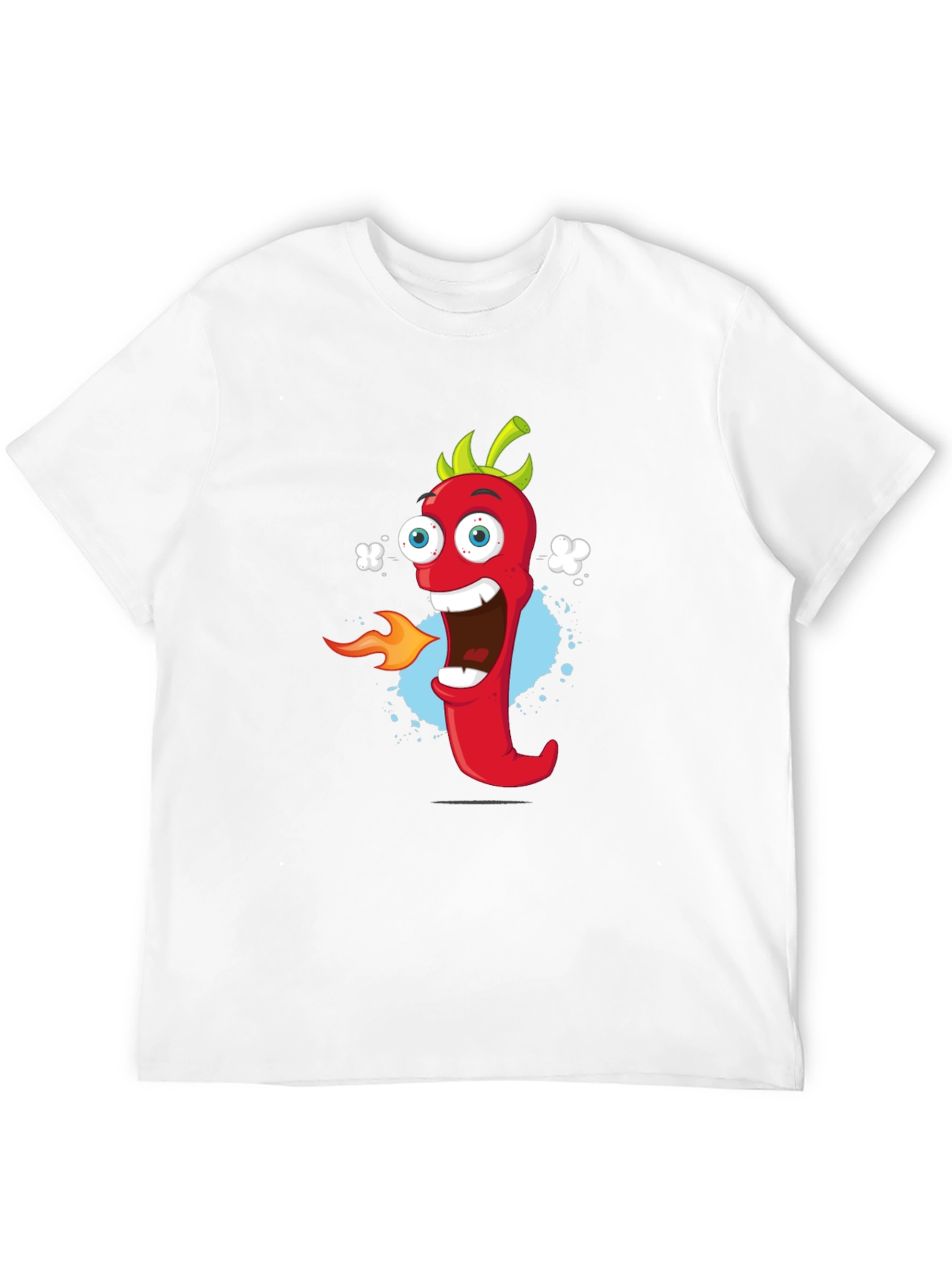 Black Cartoon Pepper T-Shirt - Spicy Fun! view 12