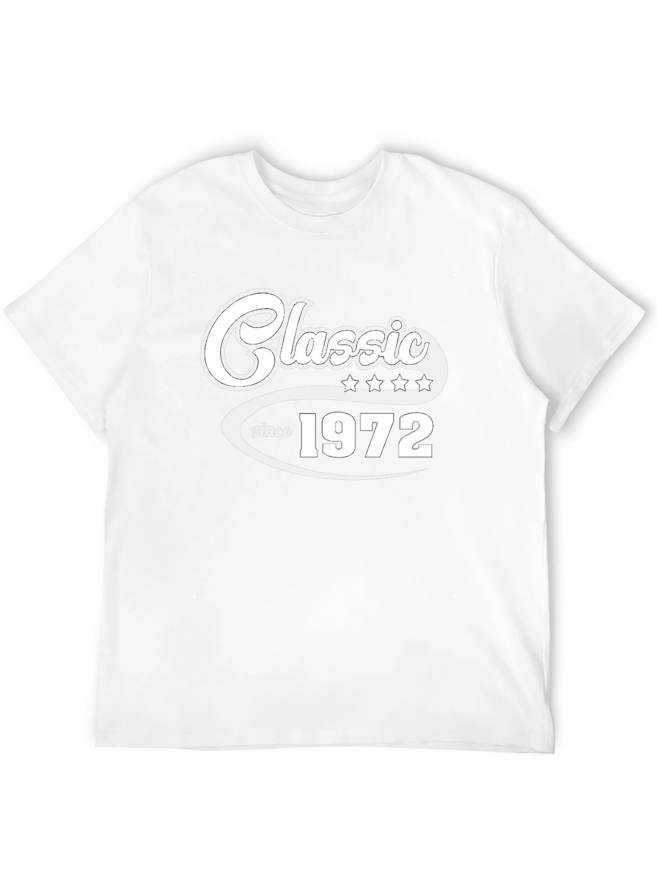 Black Classic Since 1972 Black T-Shirt view 12