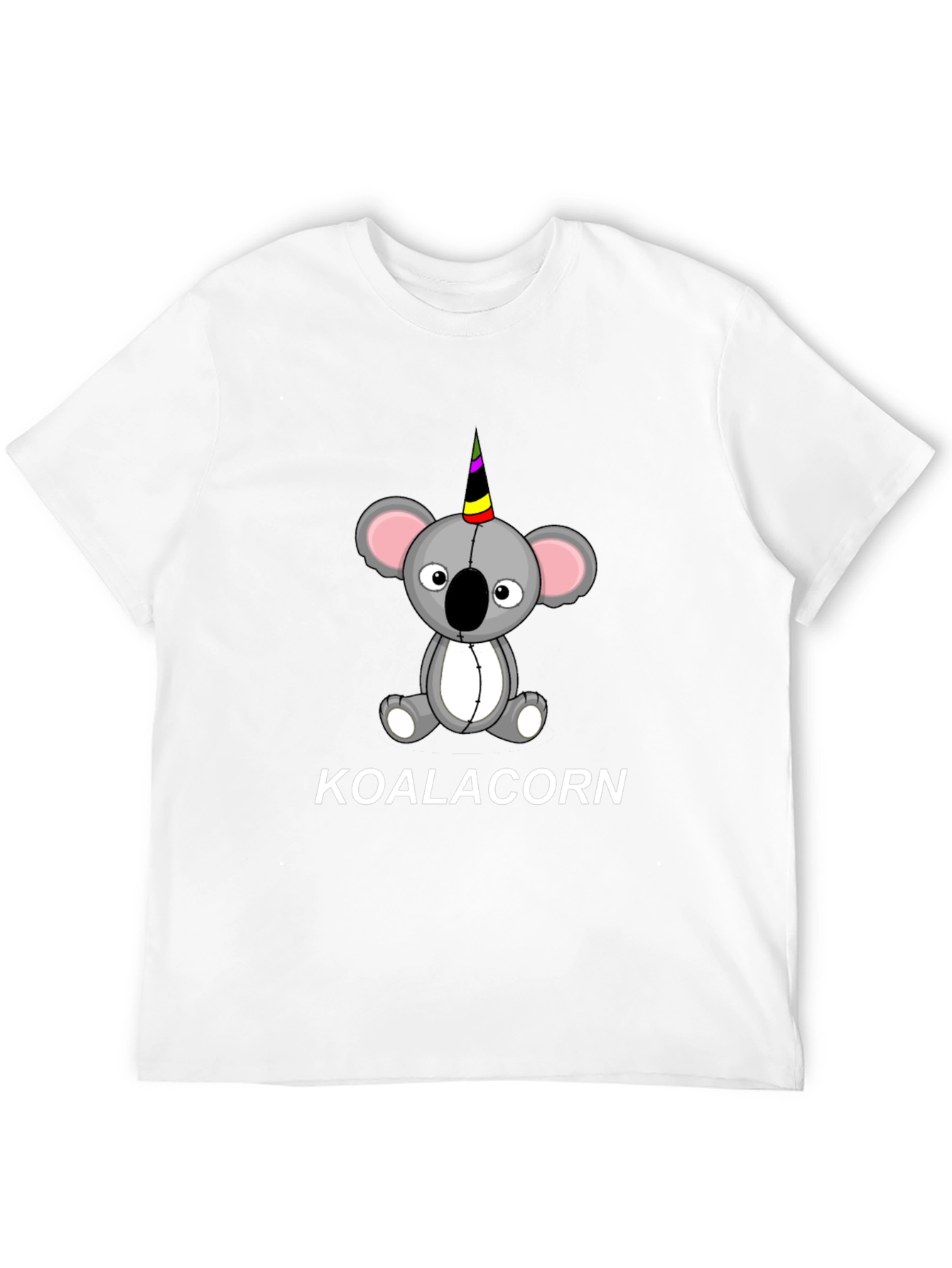 Black Koalacorn Black T-Shirt - Unisex Graphic Tee view 12