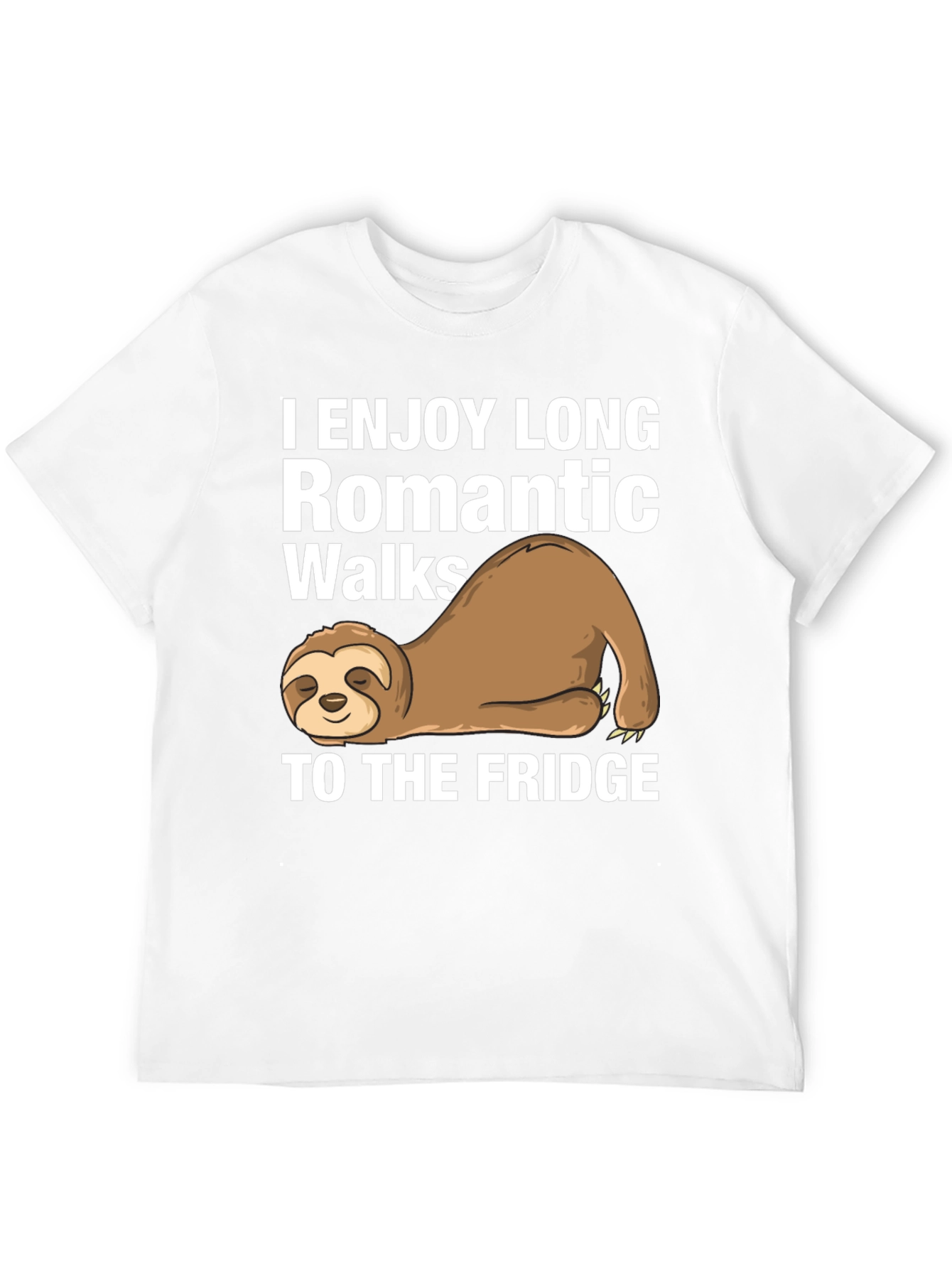 Black Romantic Walks Sloth T-Shirt view 12