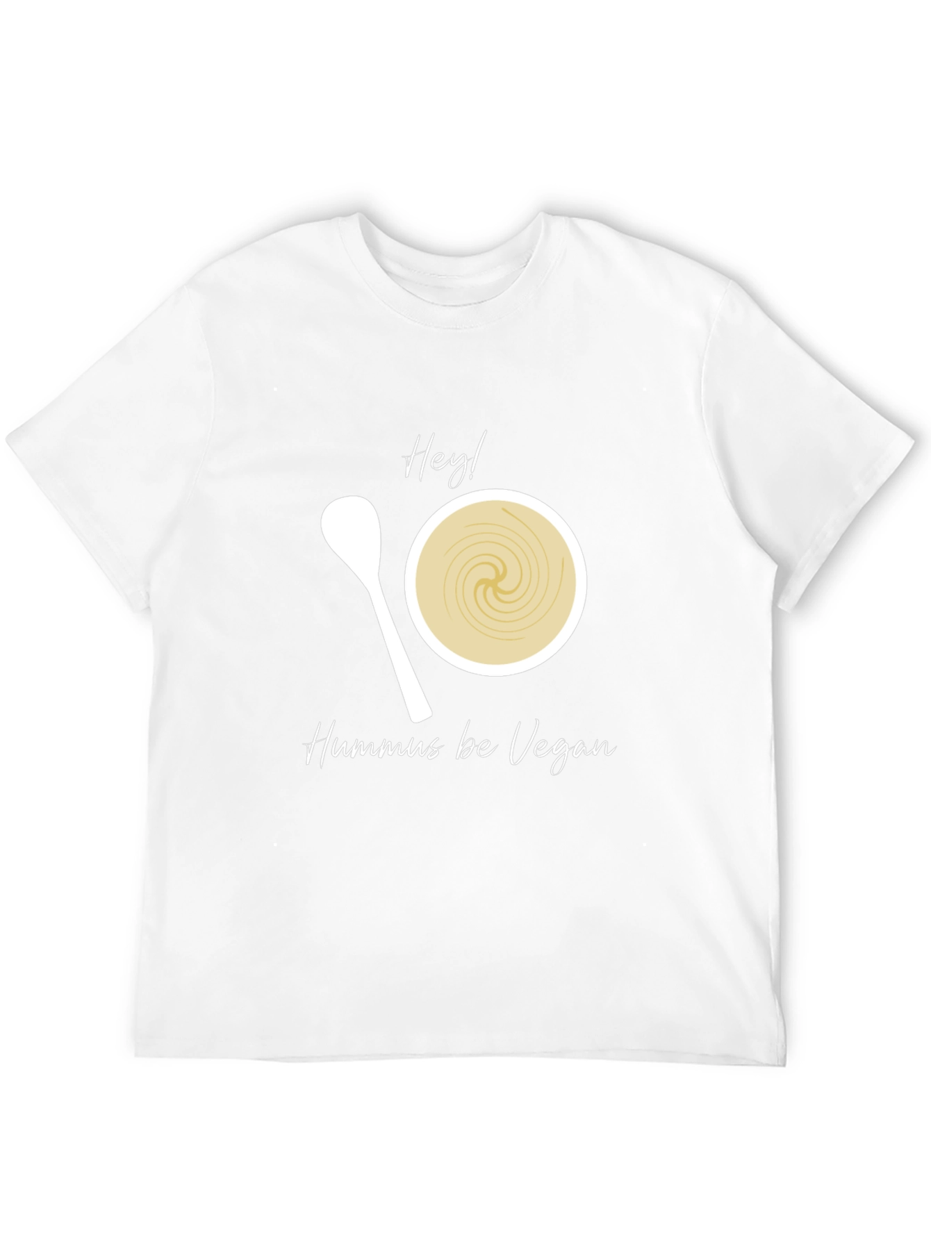 Black Hummus Be Vegan Graphic Tee view 12