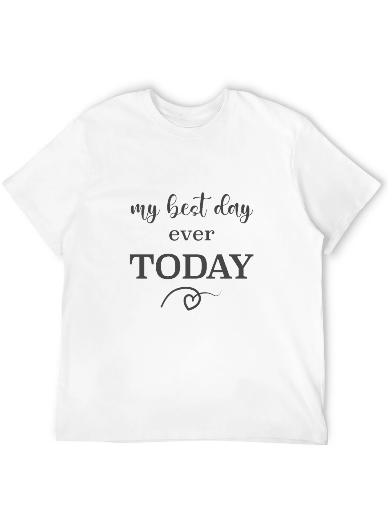 Black My Best Day Ever T-Shirt - Black view 12