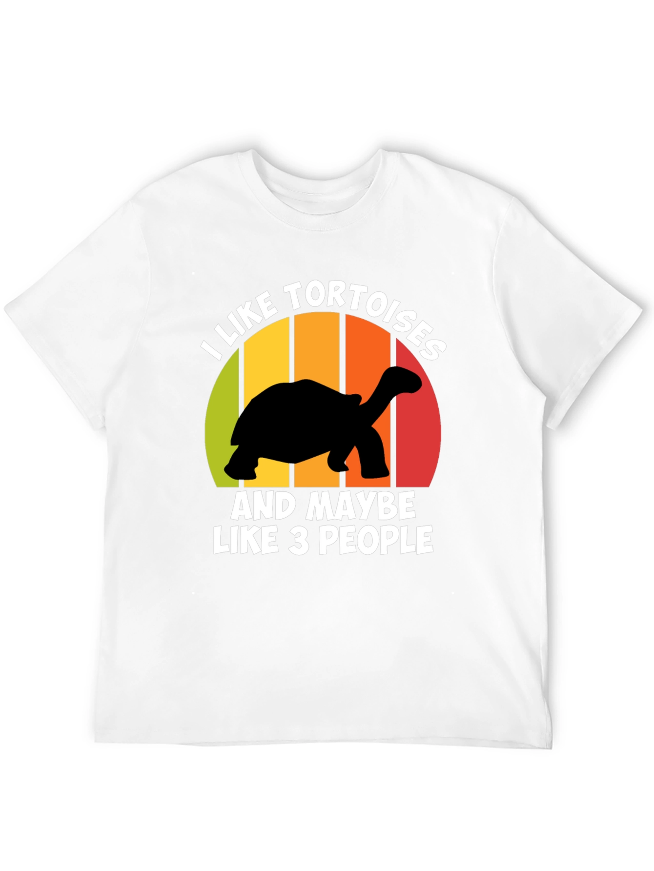 Black Tortoise Lover Graphic Tee - I Like Tortoises Shirt view 12