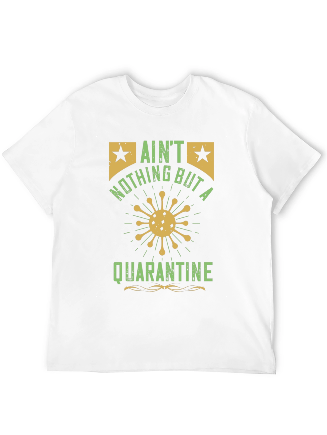 Black Ain't Nothing But a Quarantine T-Shirt - Black view 12