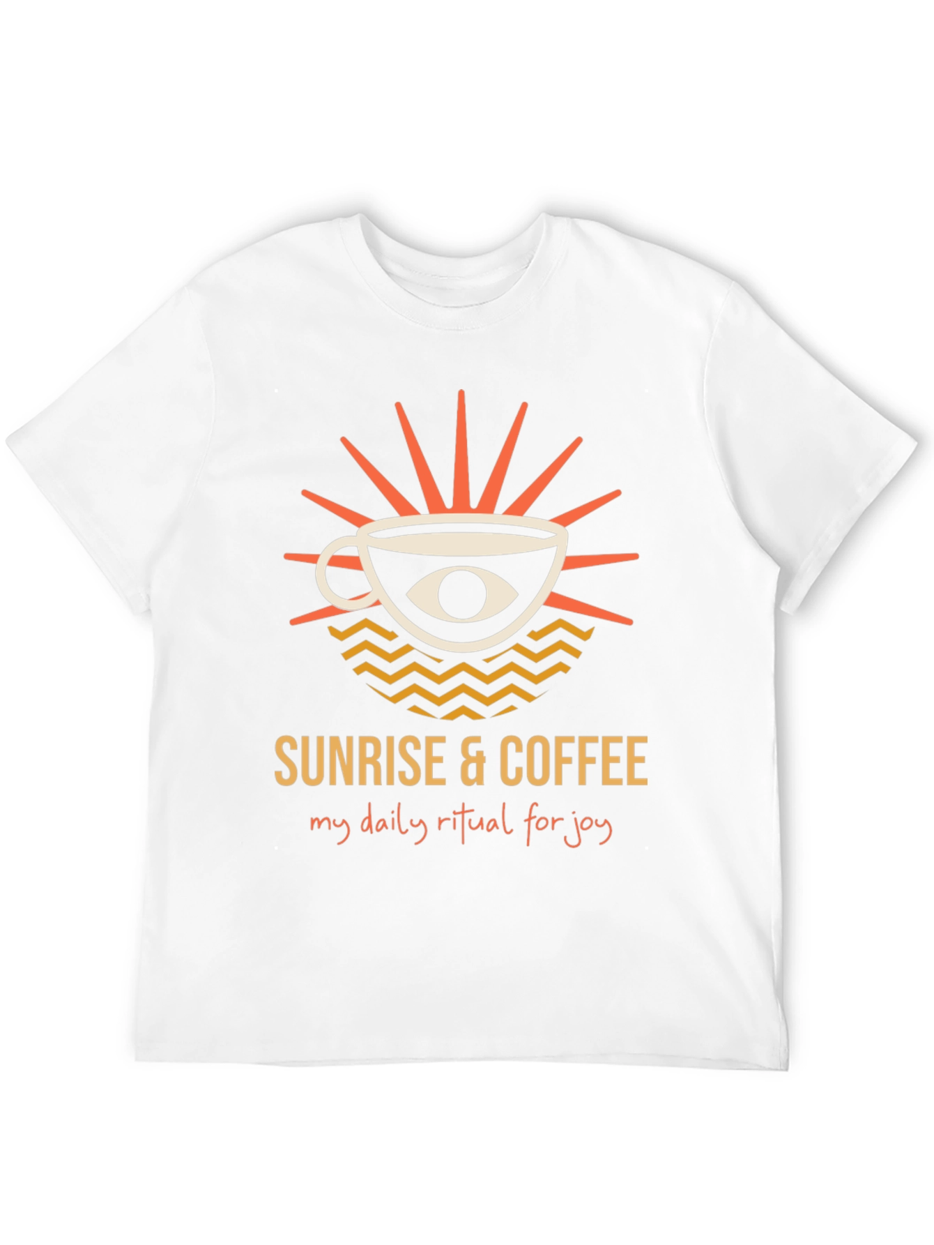 Black Sunrise & Coffee Graphic Tee - Daily Ritual Joy view 12