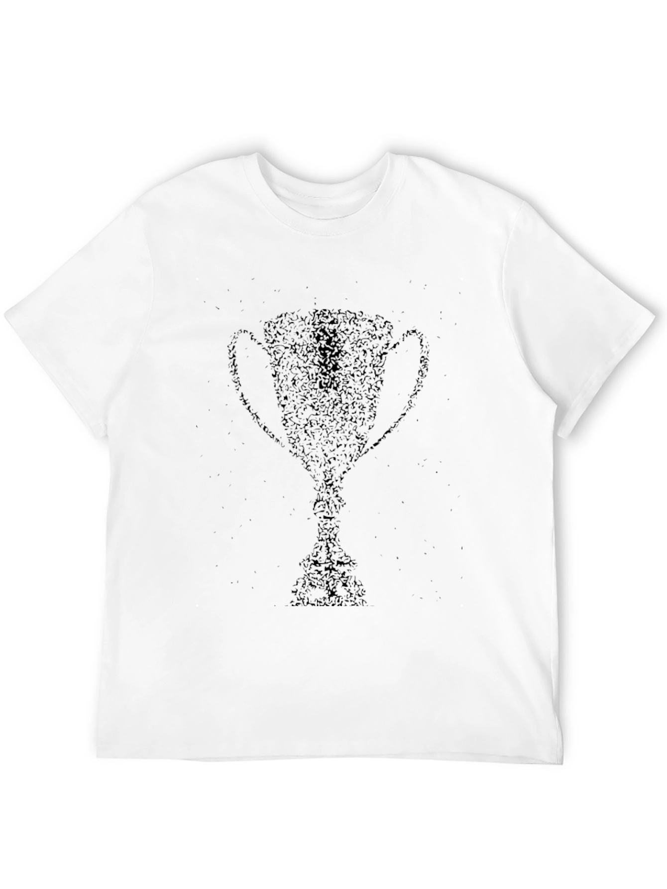 Black Trophy Graphic Black T-Shirt - Celebrate Wins in Style view 12