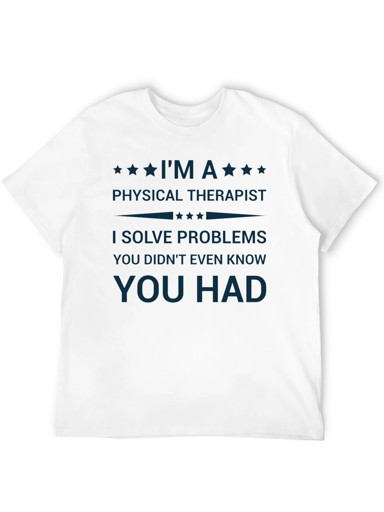 Black Physical Therapist T-Shirt - Problem Solver view 12