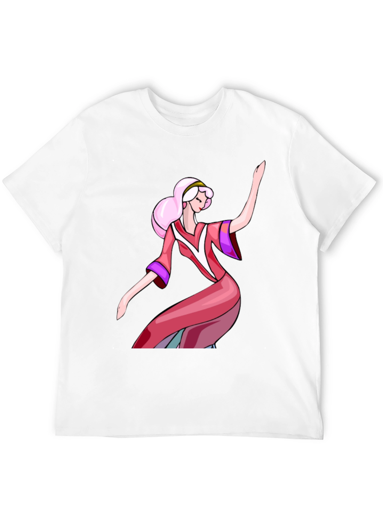 Black Anime Princess Graphic Tee - Stylish & Unique Design view 12