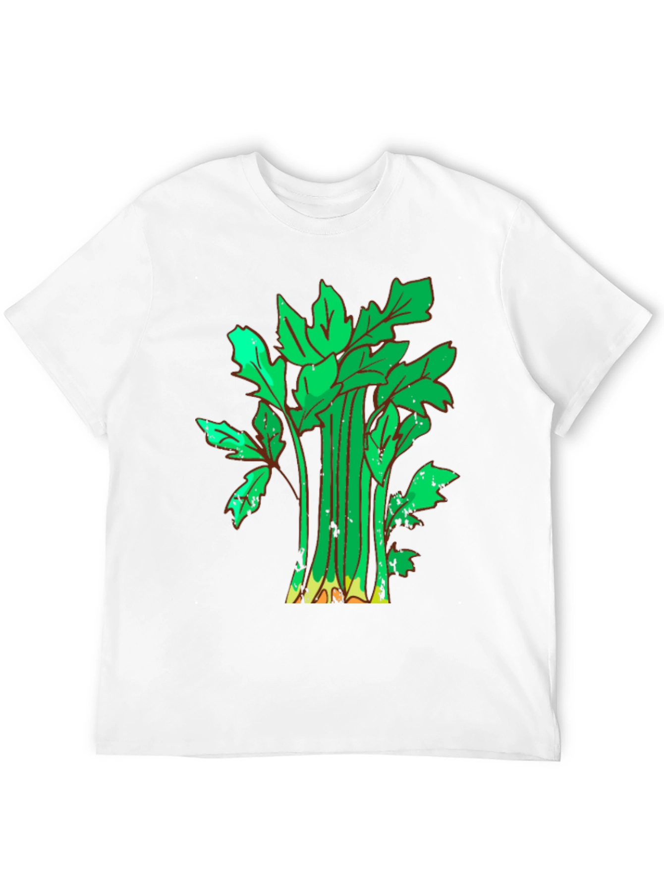 Black Celery Graphic Tee - Fun Food Shirt view 12