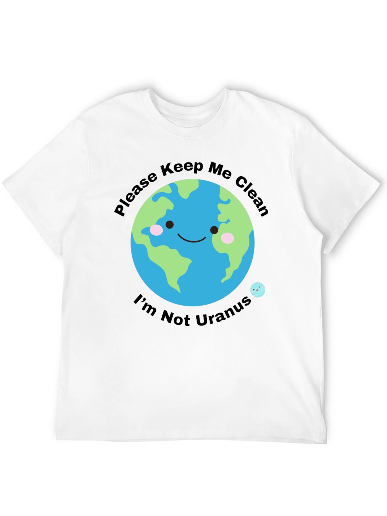 Black Keep Me Clean Earth T-Shirt view 12