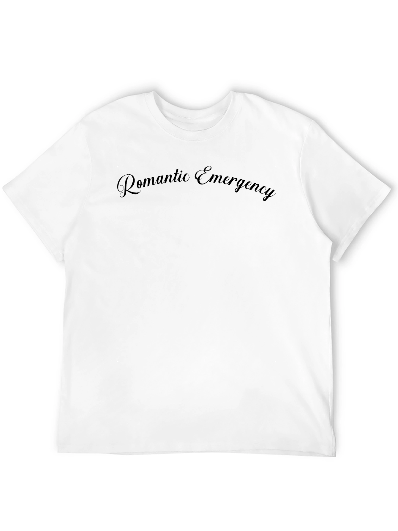 Black Romantic Emergency Black Graphic Tee view 12