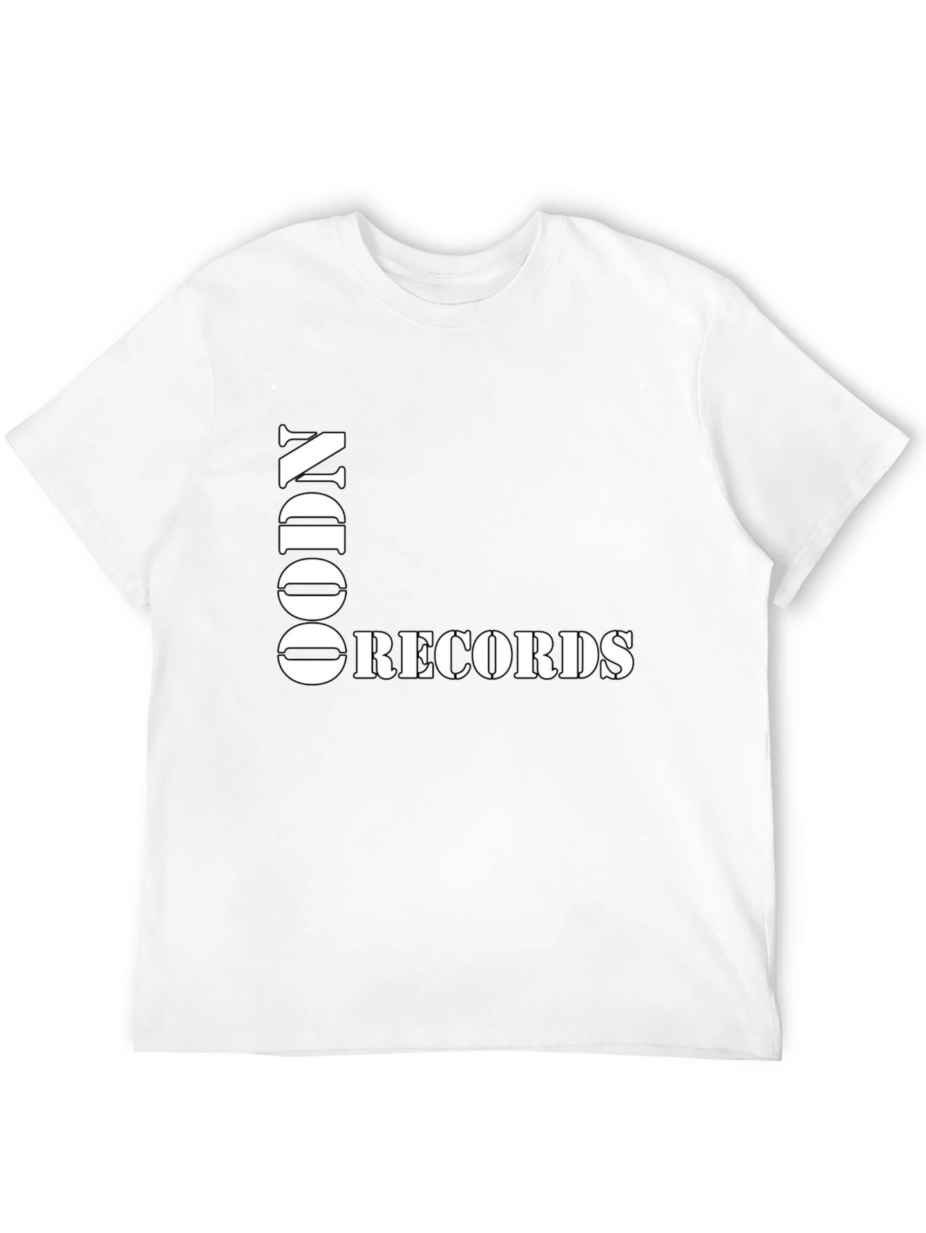 Black OODN Records Graphic Print Tee view 12