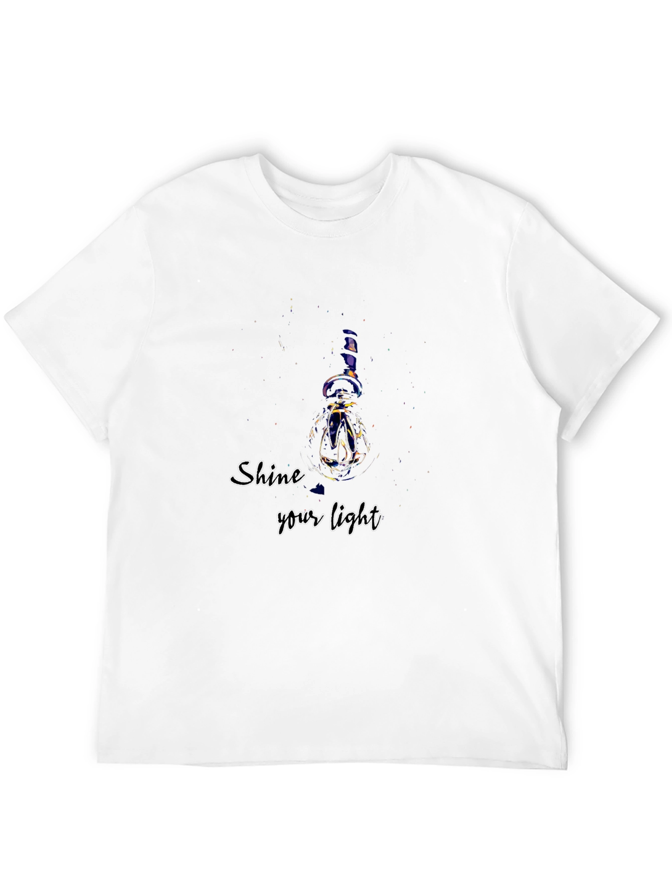 Black Shine Your Light Graphic T-Shirt view 12