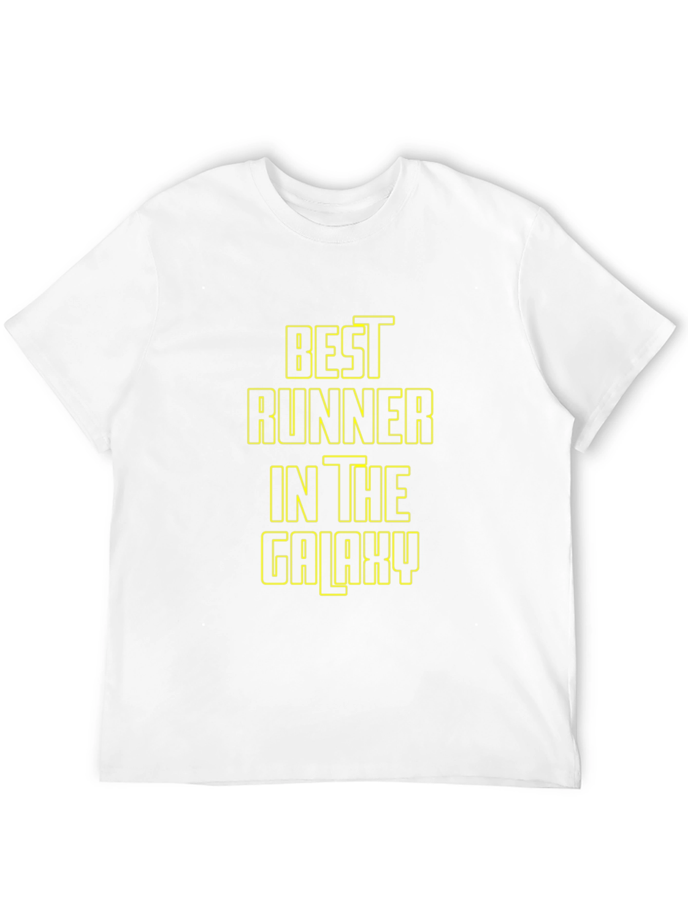 Black Best Runner in the Galaxy Black T-Shirt view 12