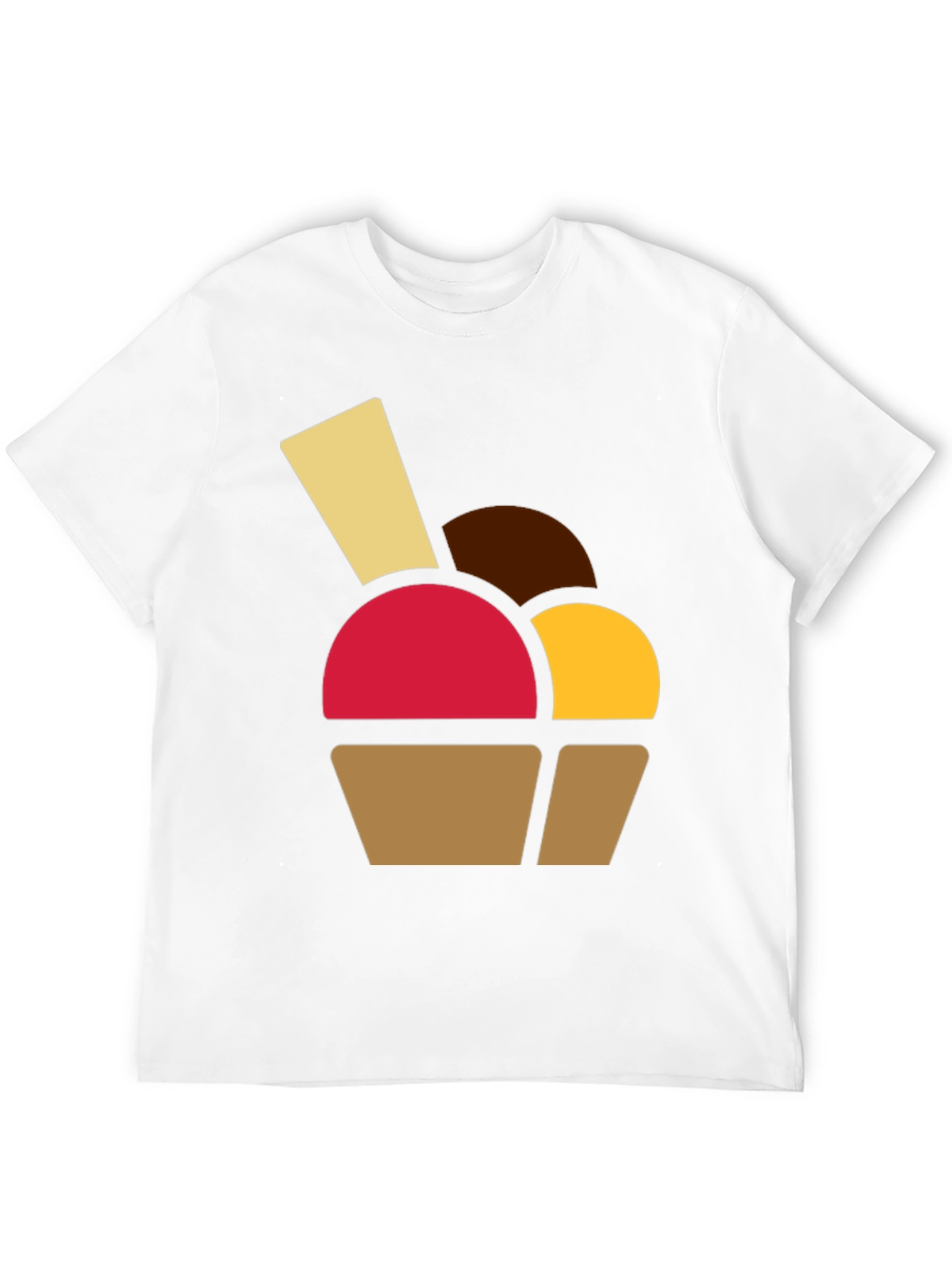 Black Fun Dessert Graphic Tee - Casual Black T-Shirt view 12