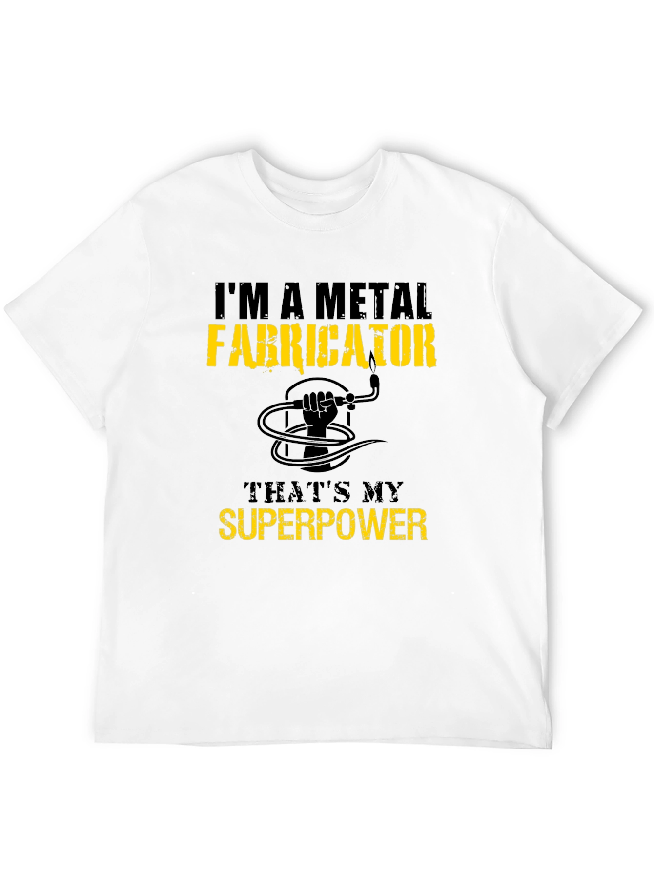 Black Metal Fabricator Superpower T-Shirt - Black view 12