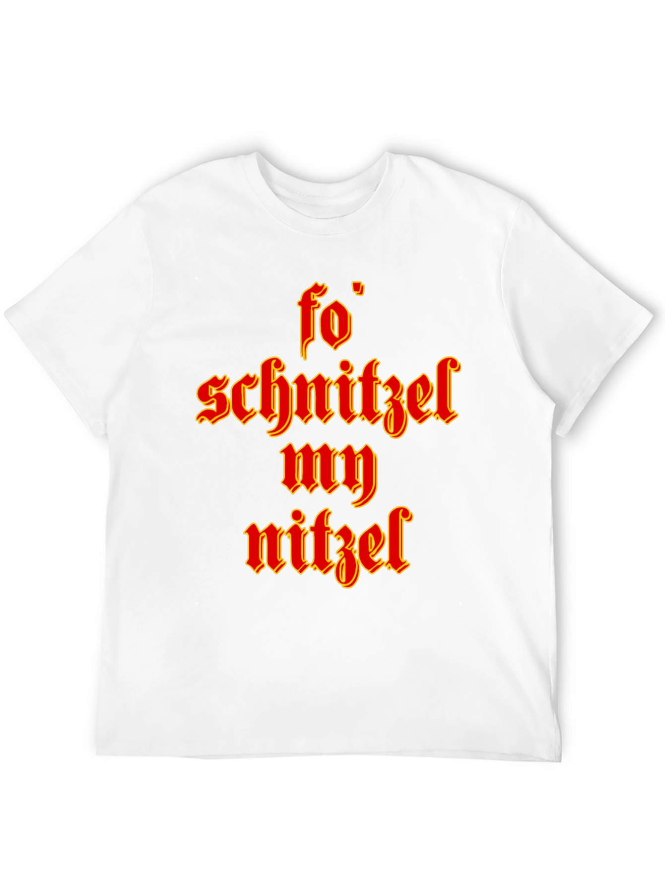 Black Funny Fo' Schnitzel My Nitzel Graphic Tee view 12