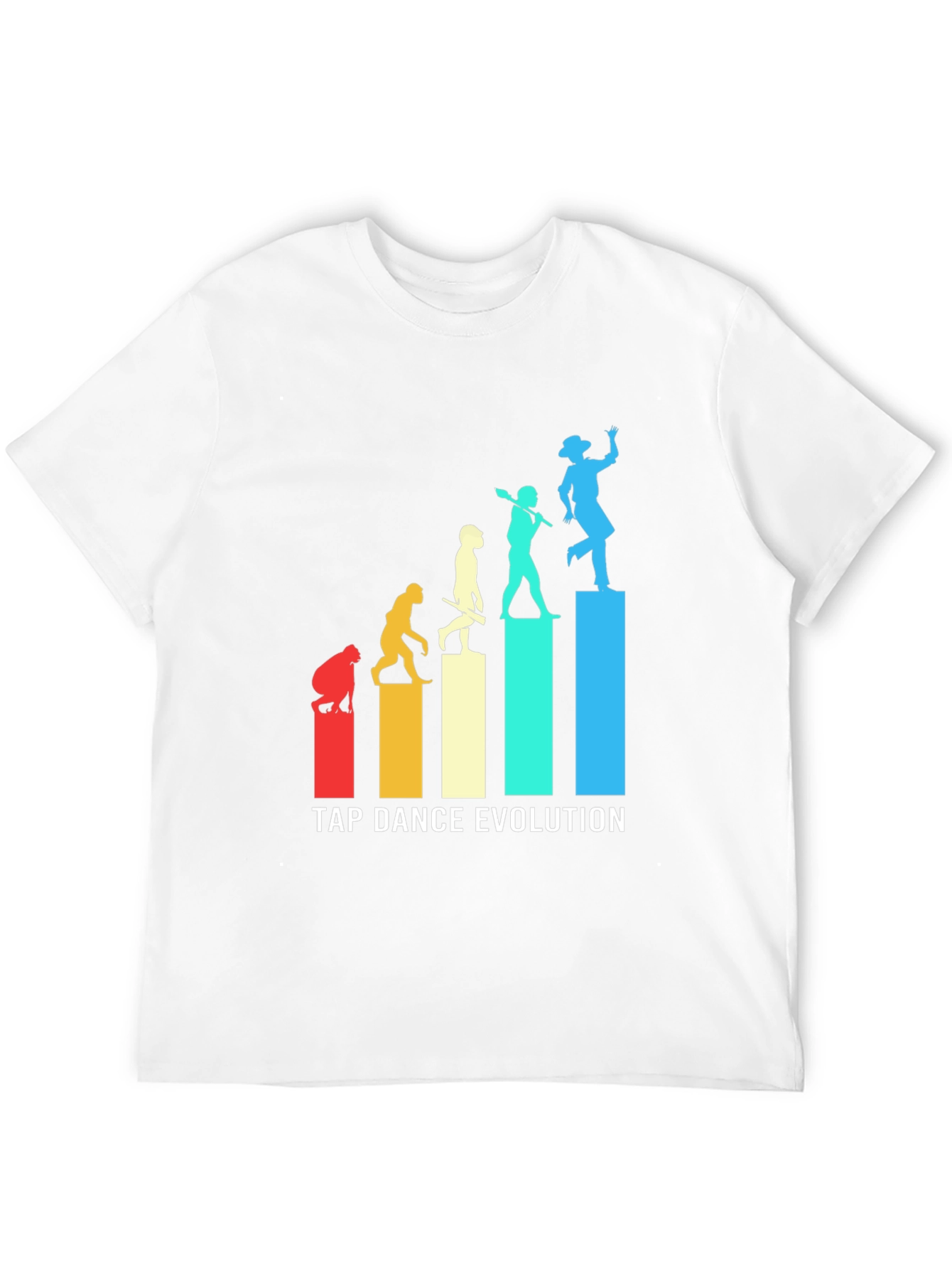 Black Tap Dance Evolution Graphic Tee - Stylish Dance Lover's Shirt view 12
