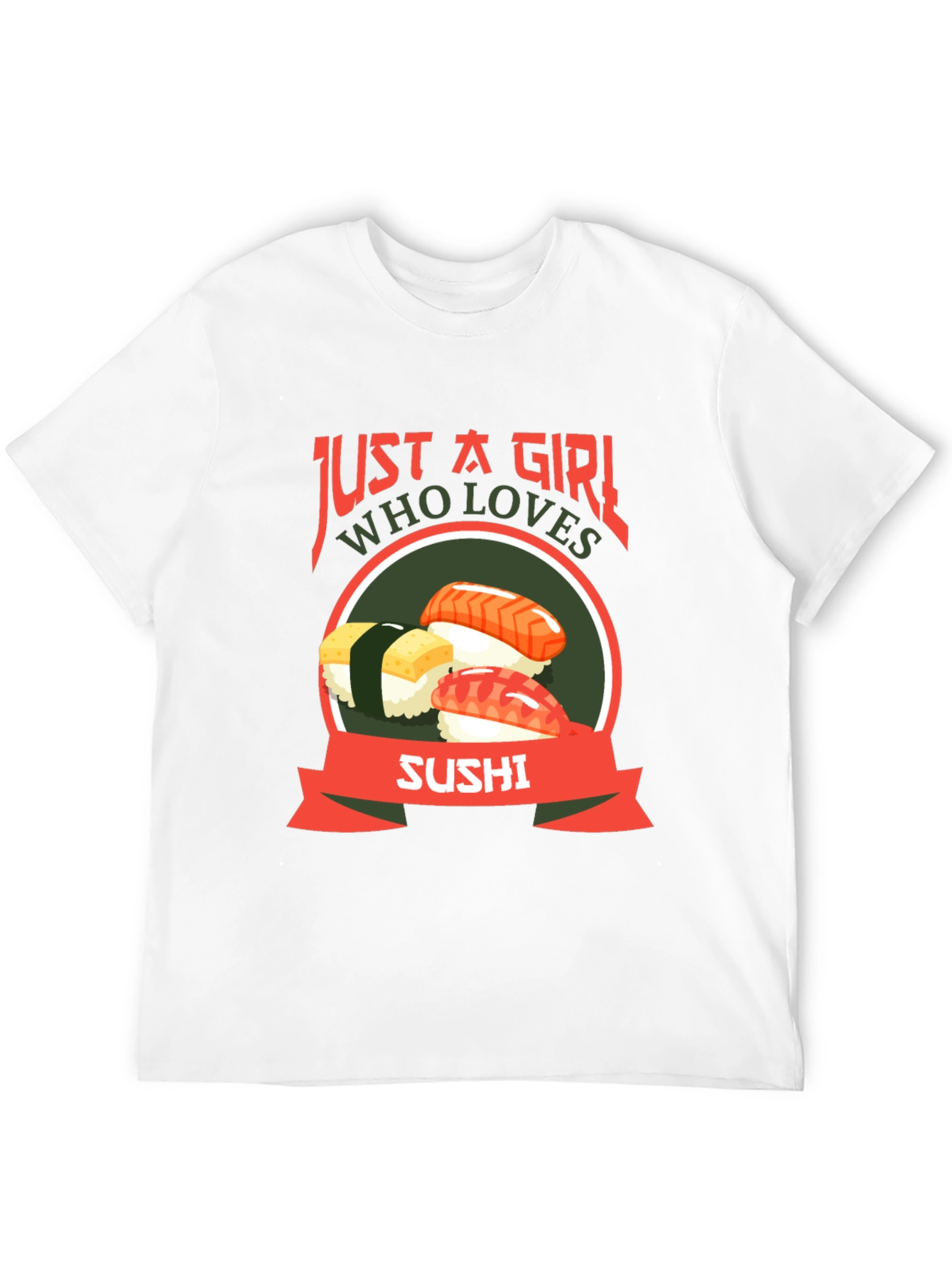 Black Sushi Lover Graphic T-Shirt view 12