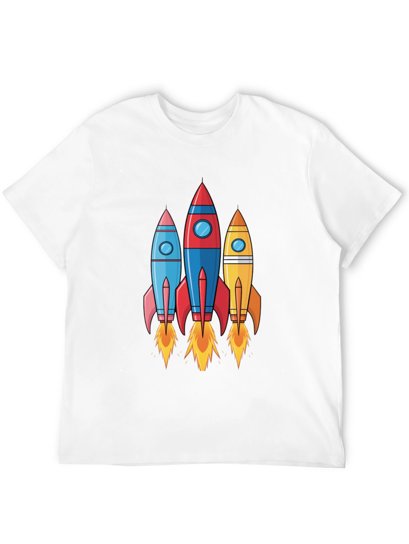 Black Rocket Launch T-Shirt - Space Adventure Design view 12