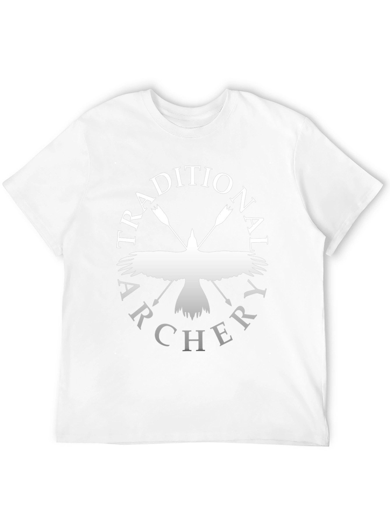 Black Traditional Archery T-Shirt - Archer Bird Design view 12