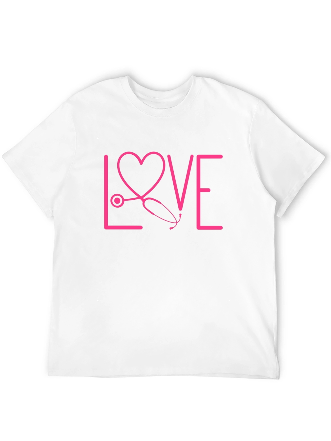 Black Nurse Love Stethoscope Graphic Tee view 12