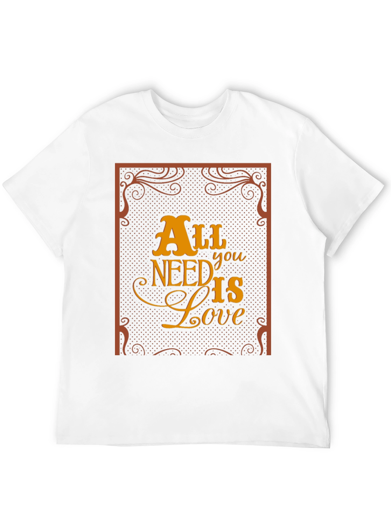 Black All You Need Is Love Graphic Tee view 12