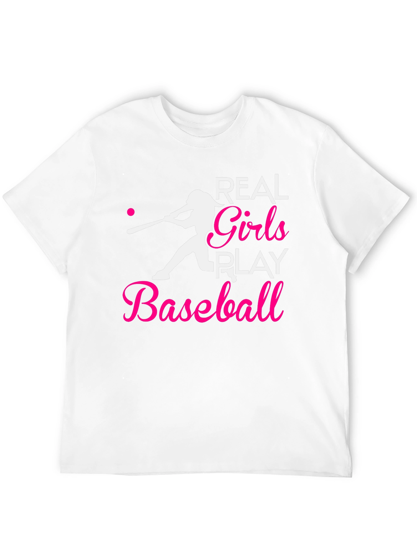 Real Girls Play Baseball T-Shirt - 12