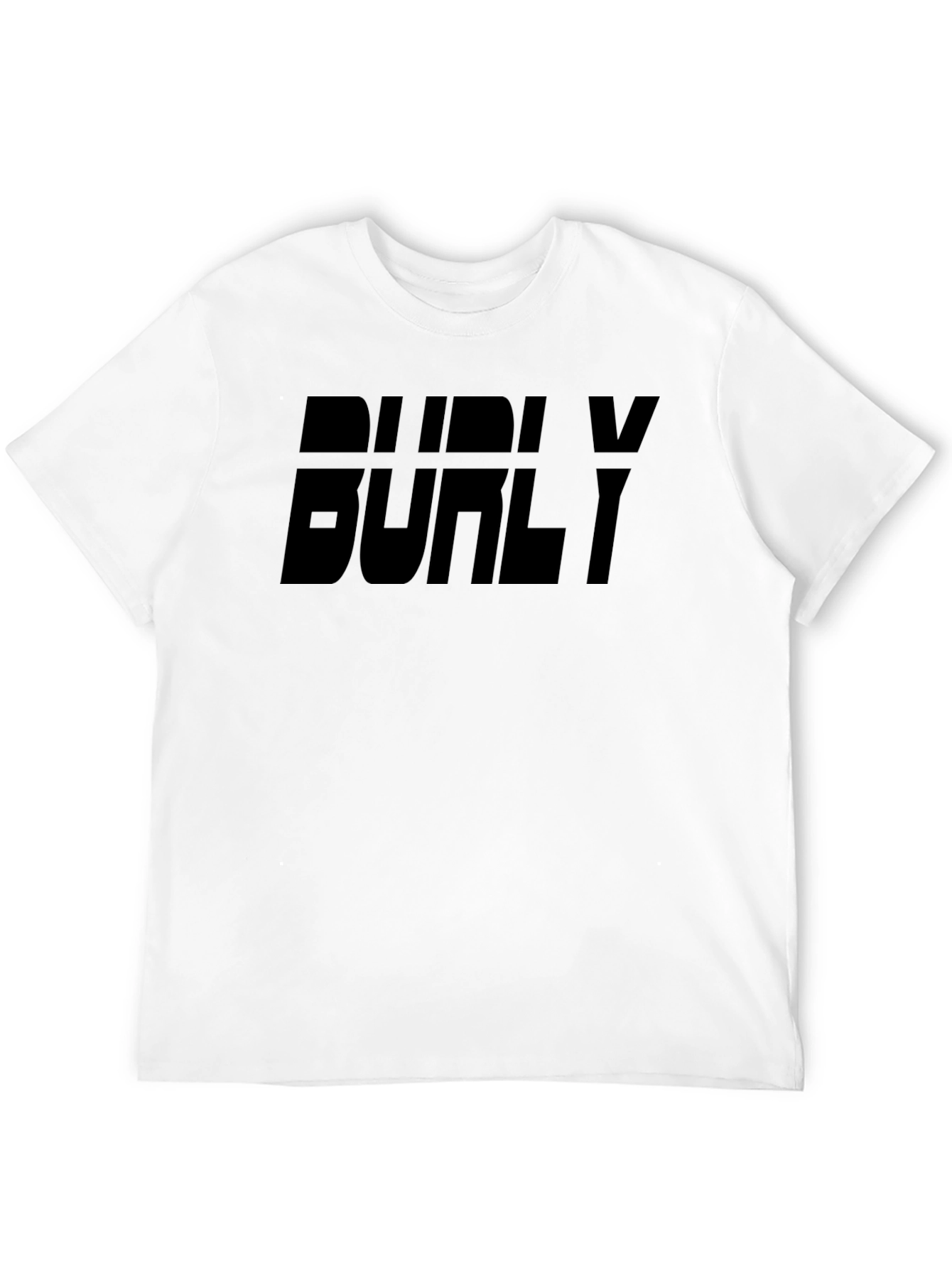 Black Burly Graphic Print Black T-Shirt view 12