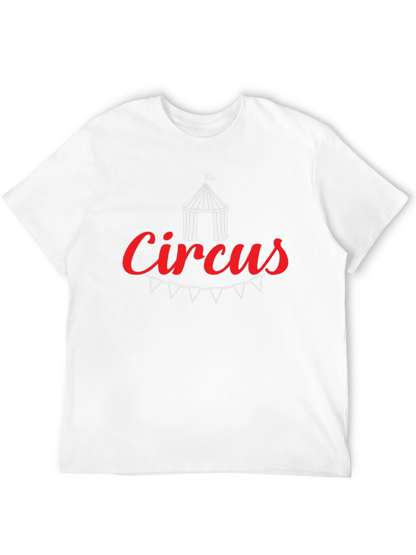 Black Circus Theme Graphic Tee - Soft Cotton Blend view 12
