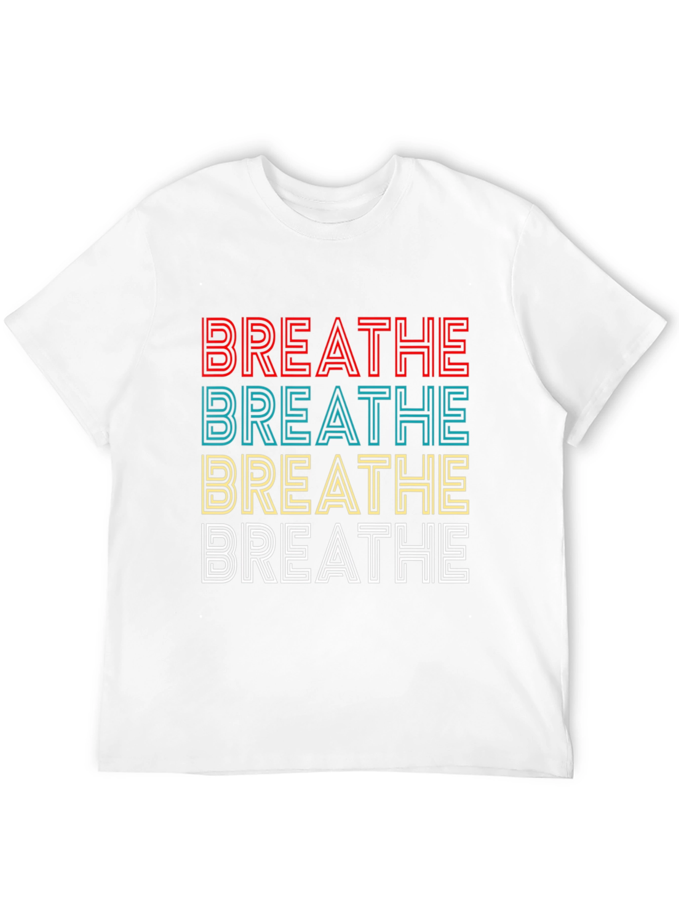 Black Breathe Graphic T-Shirt - Trendy Comfort view 12