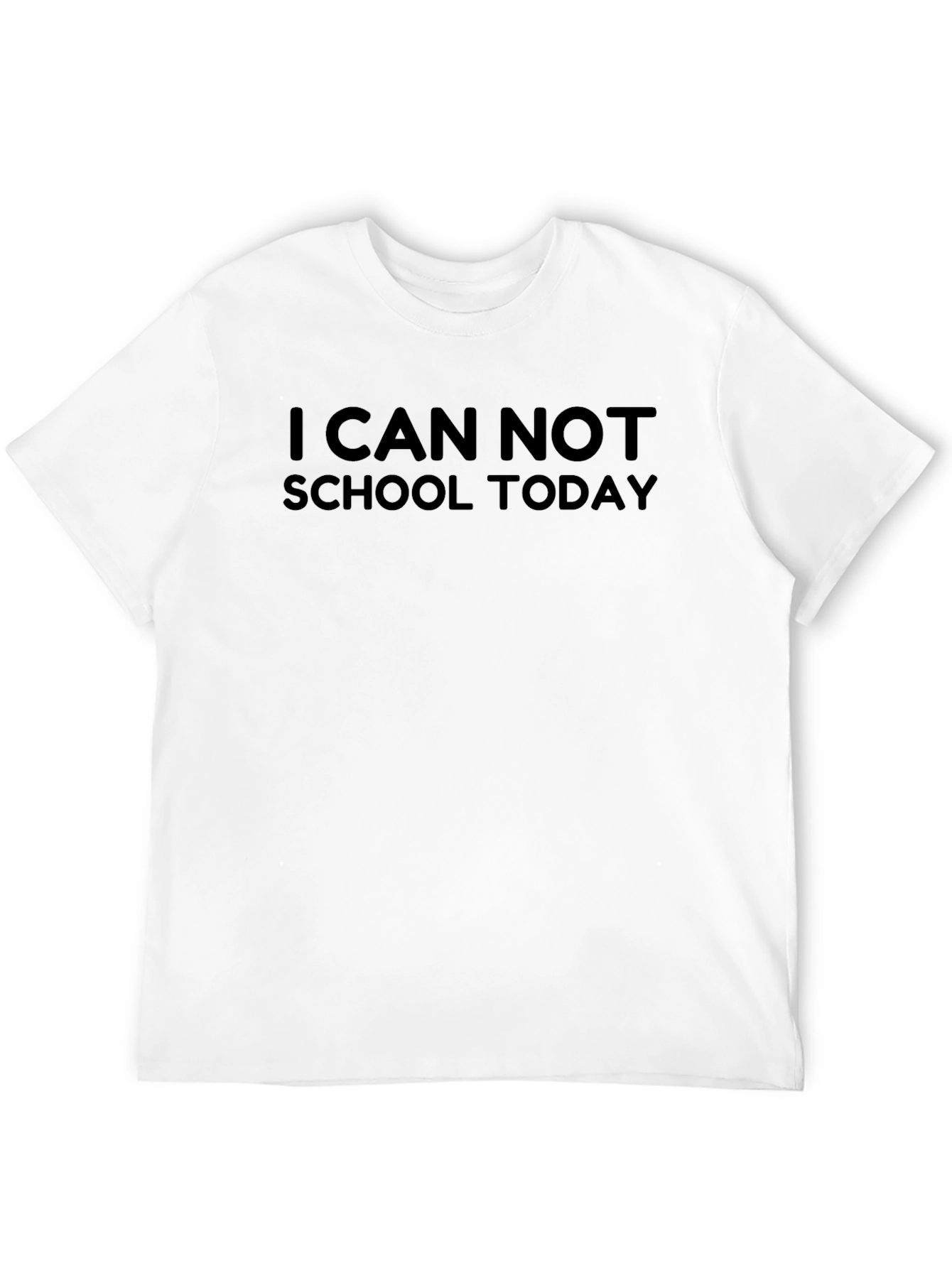 Black I Can Not School Today - Graphic T-Shirt view 12