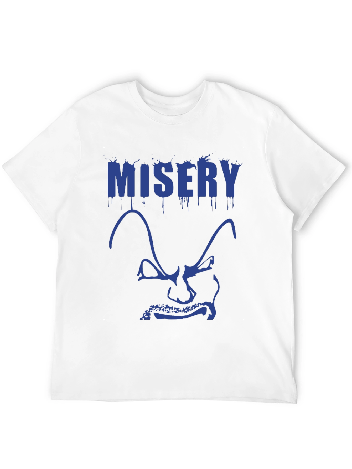 Black Misery Graphic Tee - Men's Short Sleeve Black T-Shirt view 12