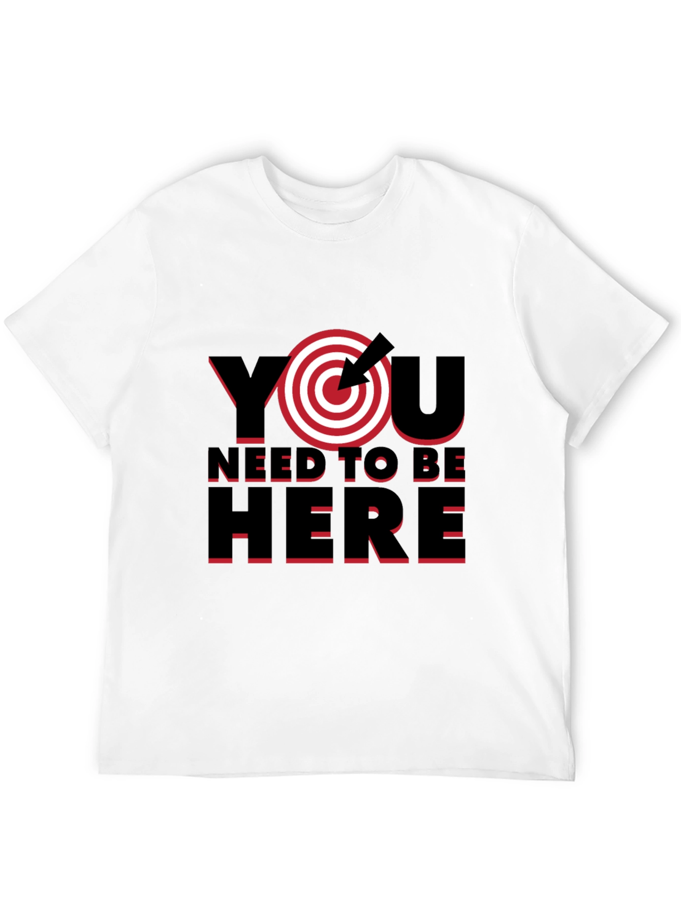 Black Target Practice T-Shirt - You Need To Be Here Tee view 12