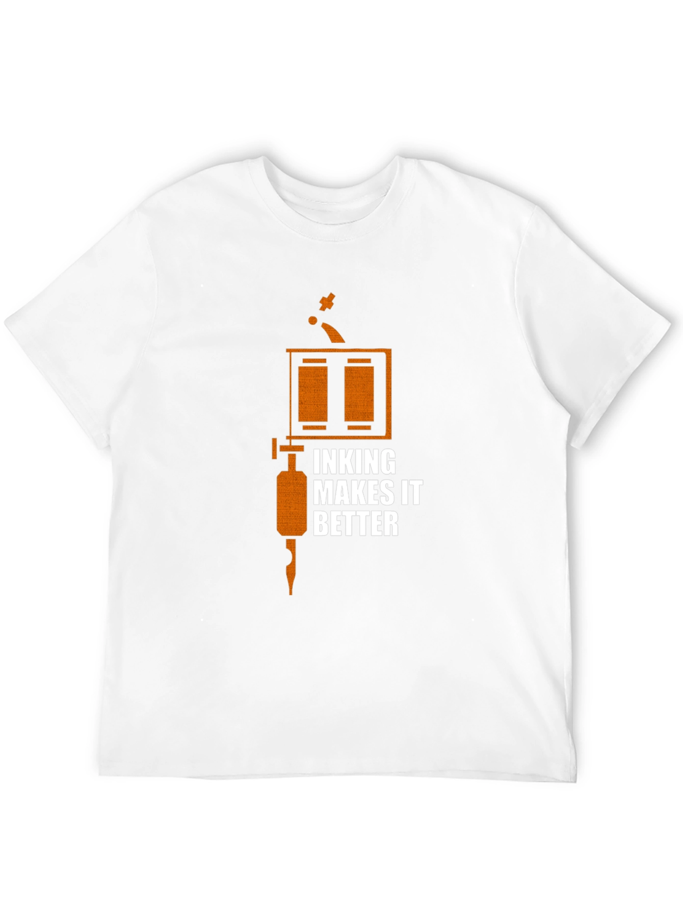 Black Inking Makes It Better Black Graphic Tee view 12