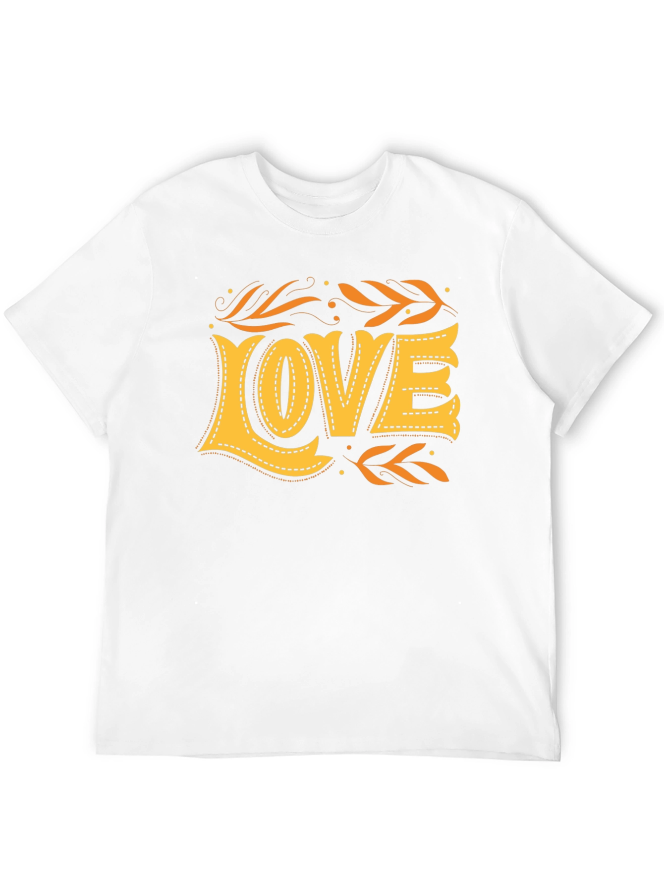 Black Stylish 'LOVE' Graphic Print Black T-Shirt view 12