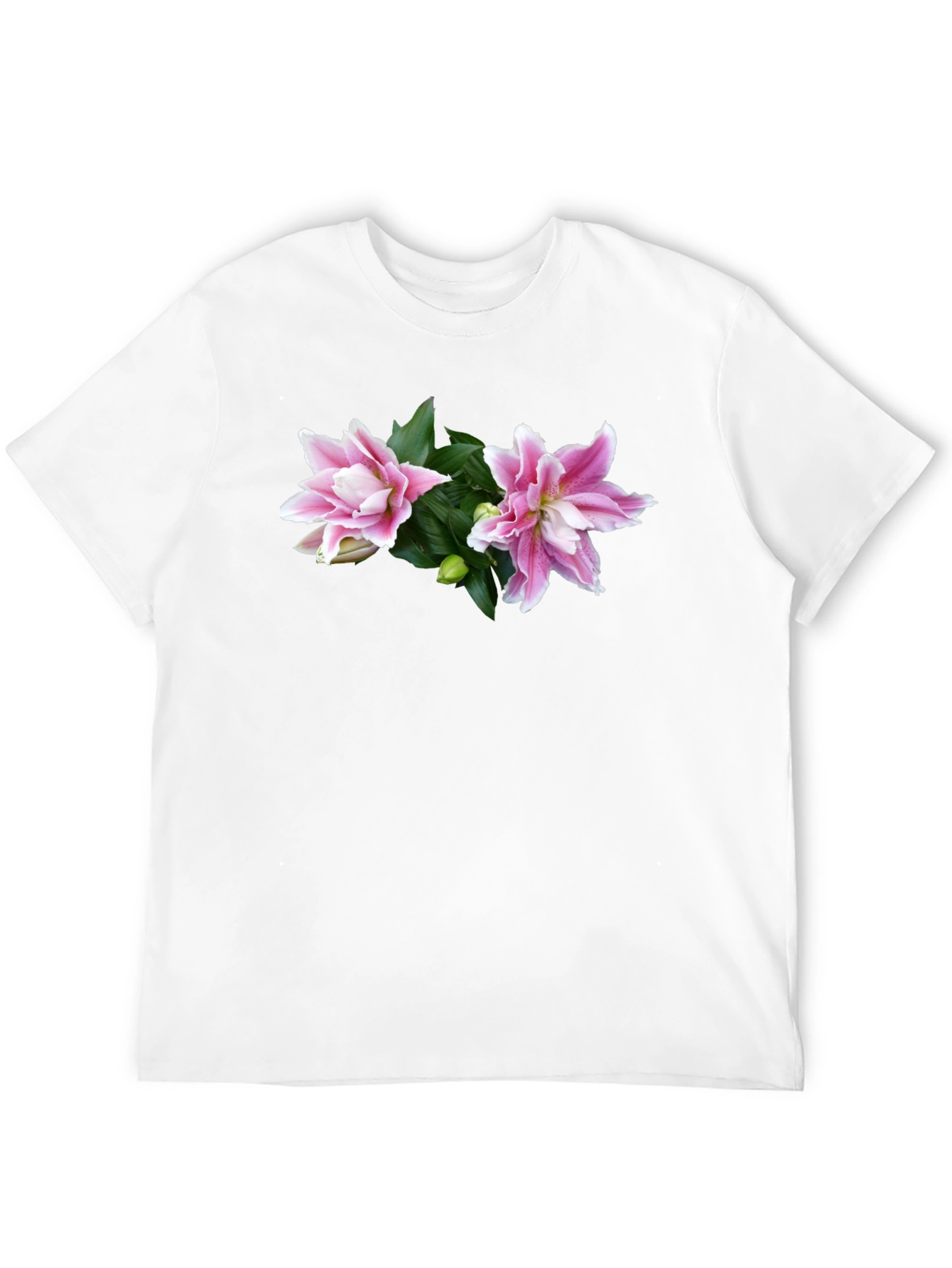 Black Floral Print Black T-Shirt - Stylish Men's Casual Wear view 12