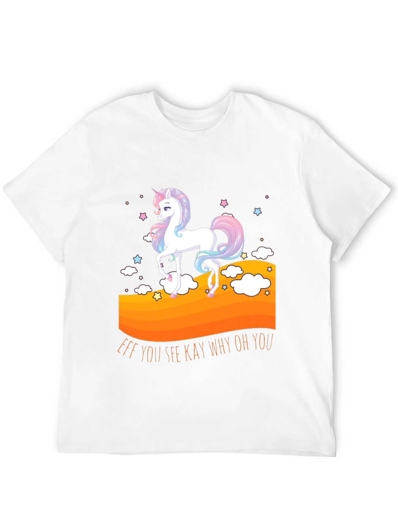 Black Unicorn T-Shirt: "Eff You See Kay Why Oh You" view 12