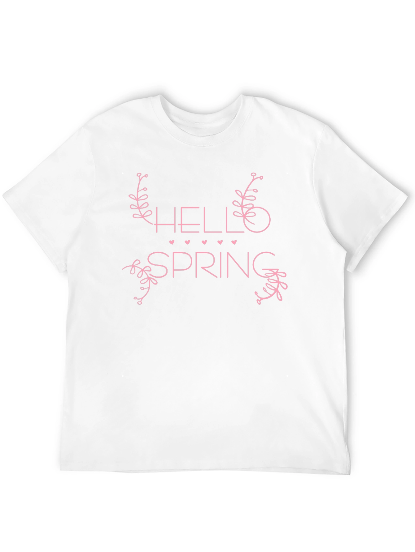 Black Hello Spring Graphic Tee - Black view 12