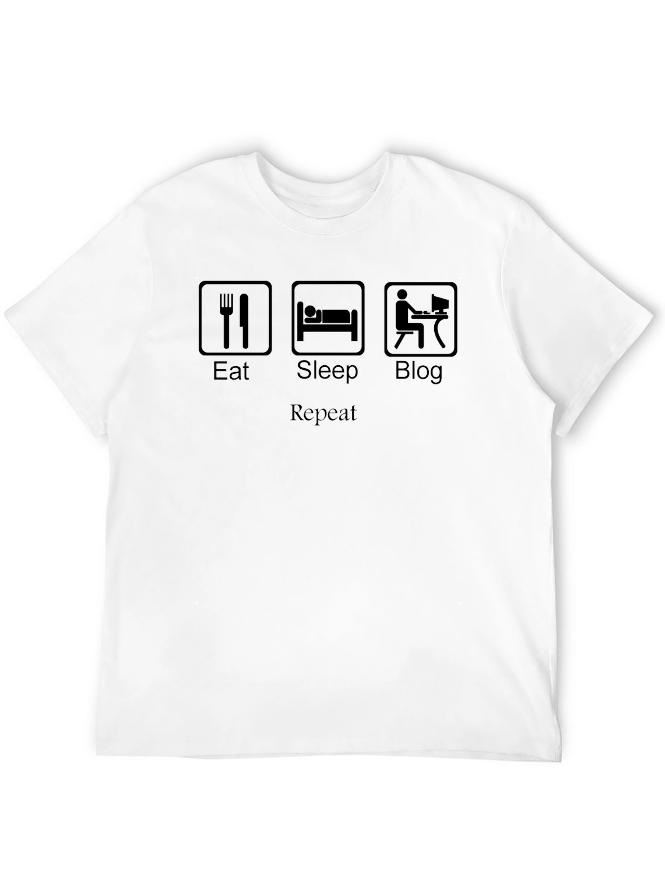 Eat, Sleep, Blog, Repeat T-Shirt - 12