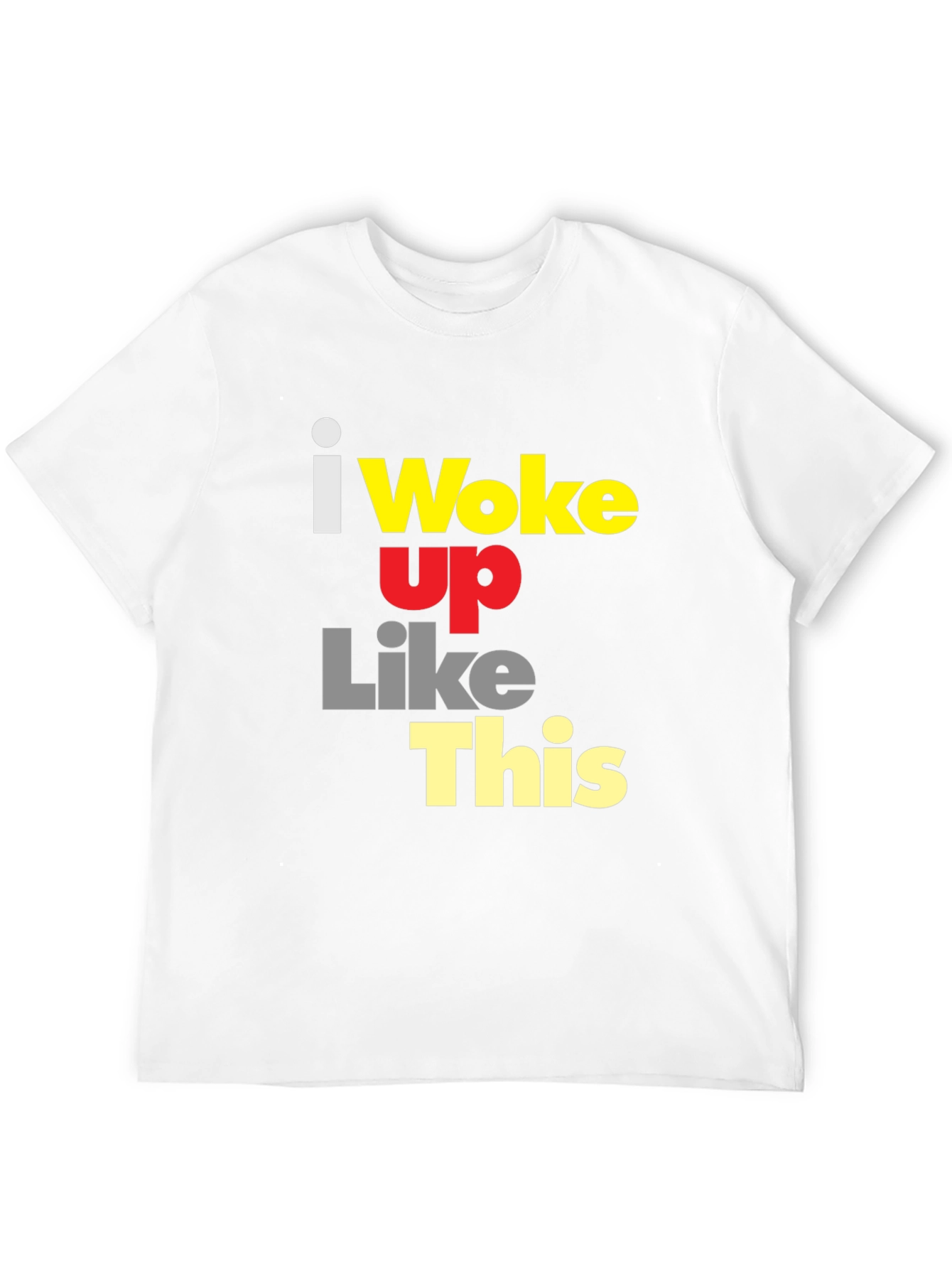 Black I Woke Up Like This Graphic Tee - Black view 12