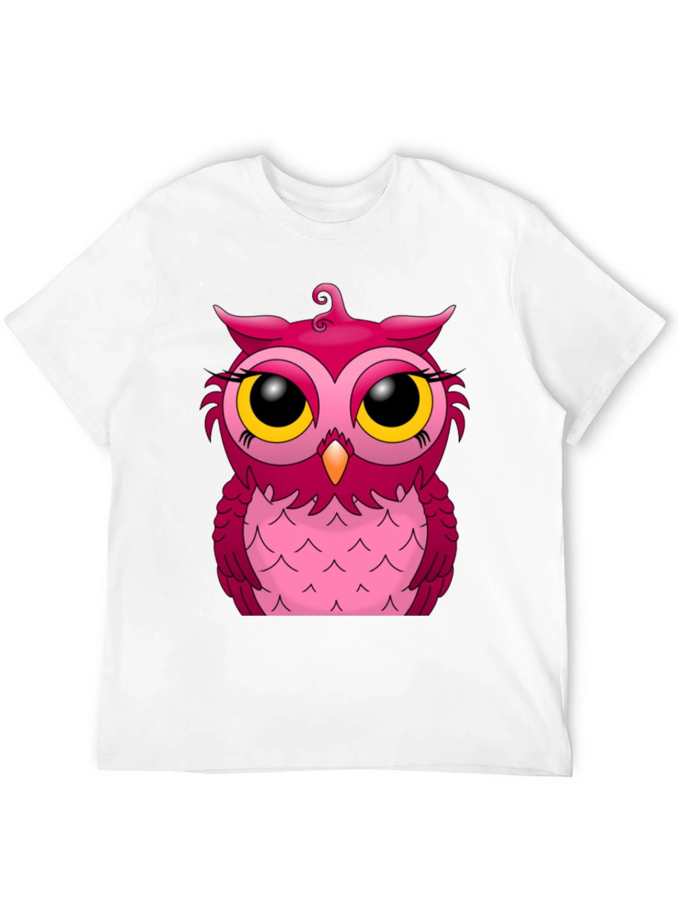 Black Owl Graphic Tee - Black Cotton Blend view 12