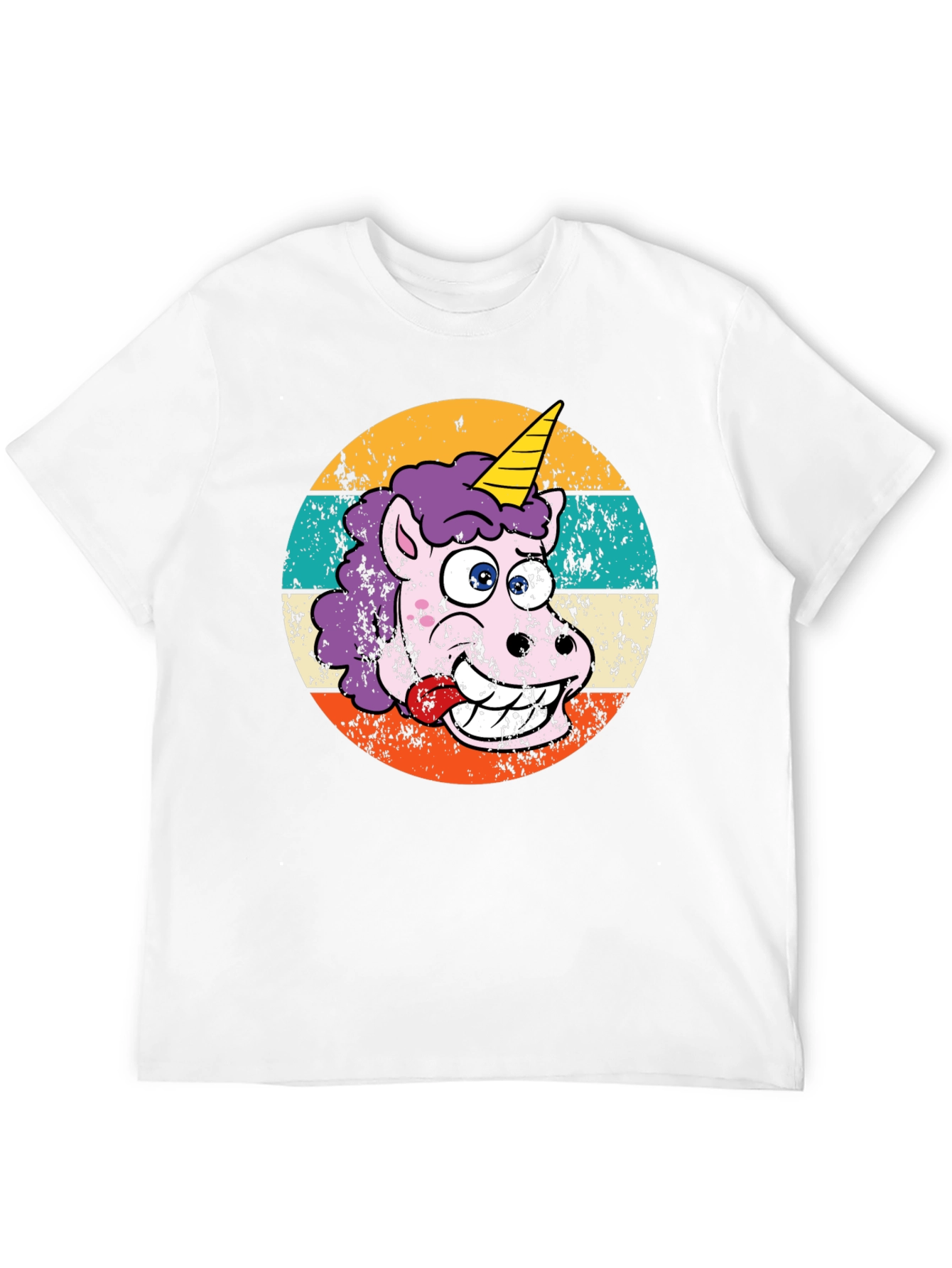 Black Funny Unicorn T-Shirt view 12